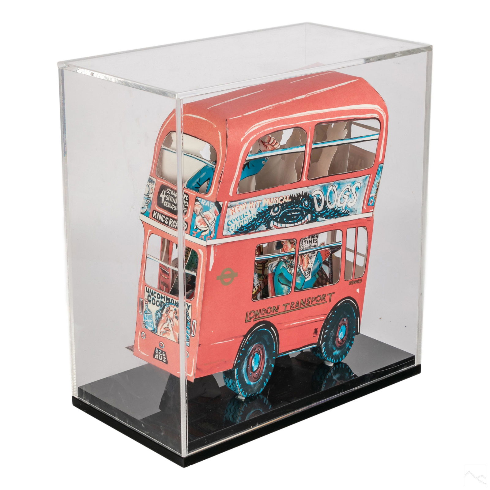 Red Grooms b.1937 Pop Art 3D London Bus Sculpture (1 of 6)