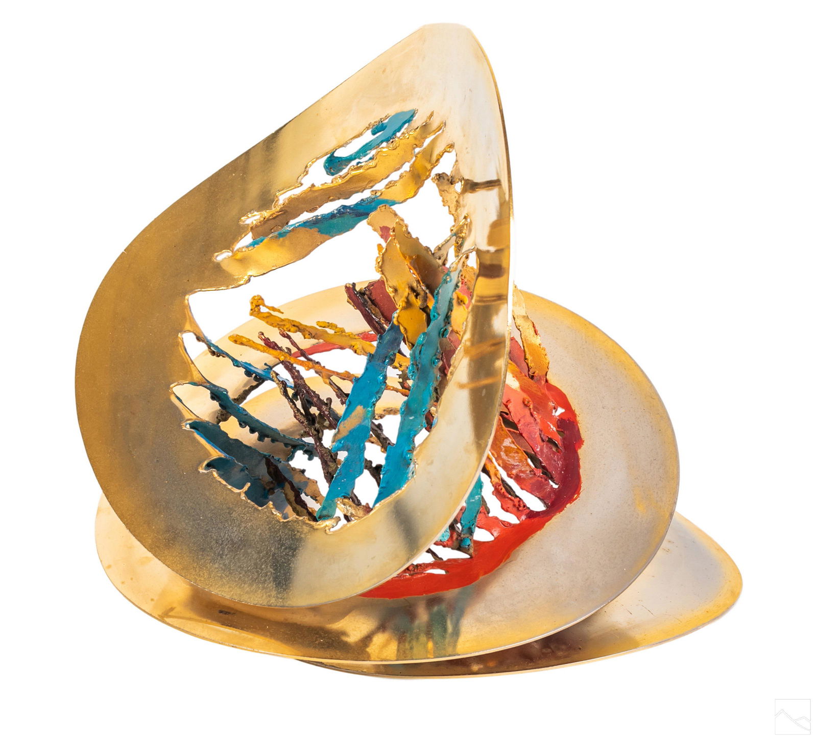 Micah Curtis Modern Abstract Mixed Metal Sculpture (1 of 8)