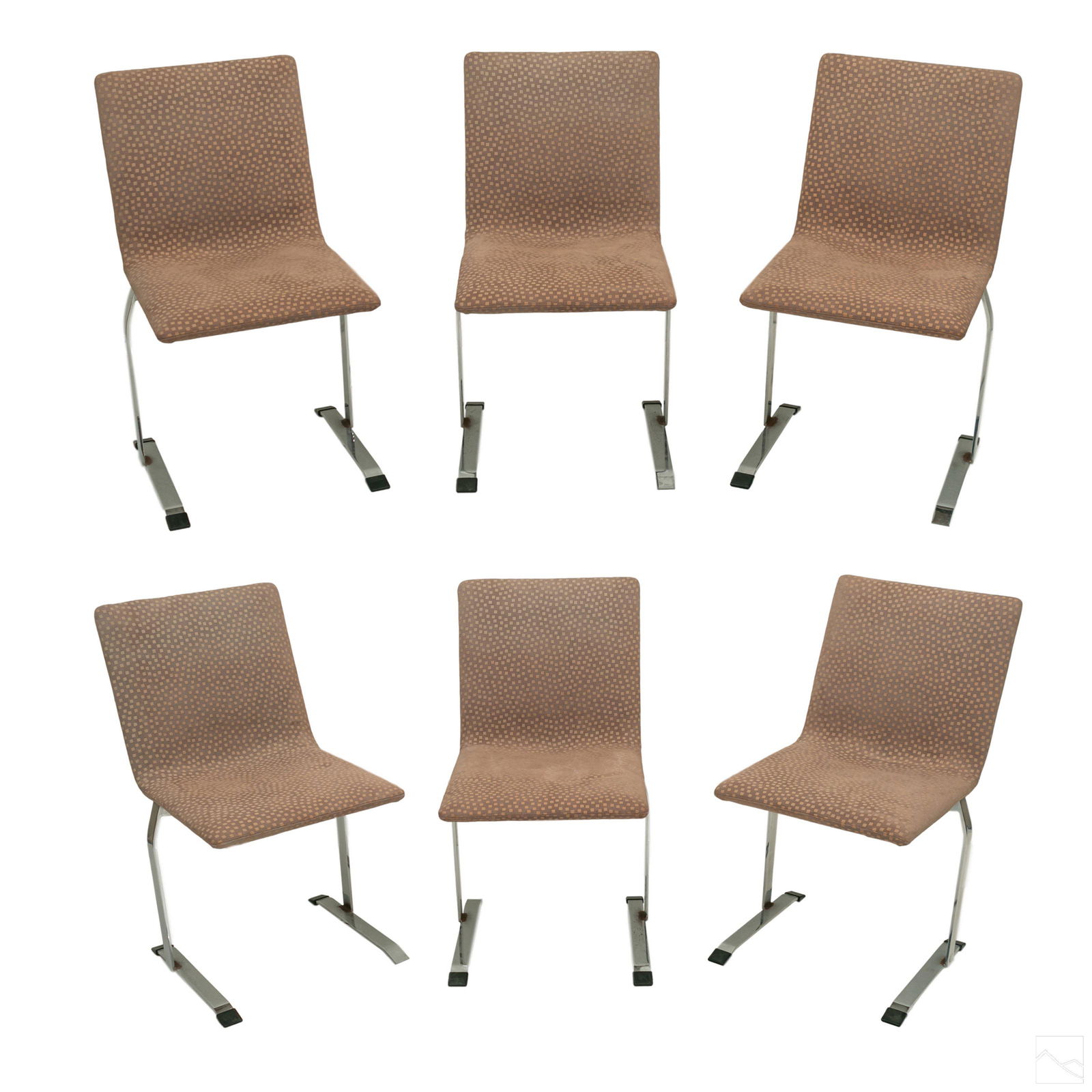 Giorgio Saporiti Italian Set of 6 Modern Chairs (1 of 8)