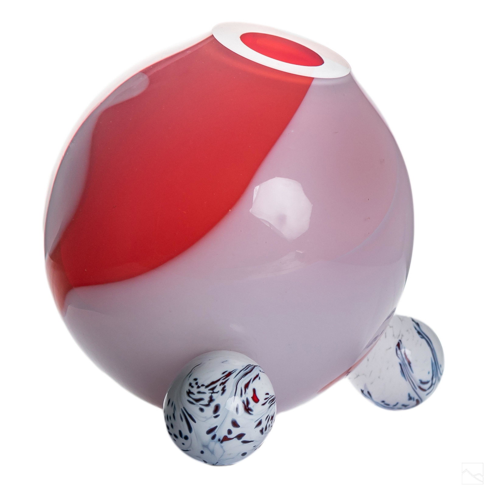 Beckwith Studio Art Glass Modernist Sculpture Vase (1 of 6)