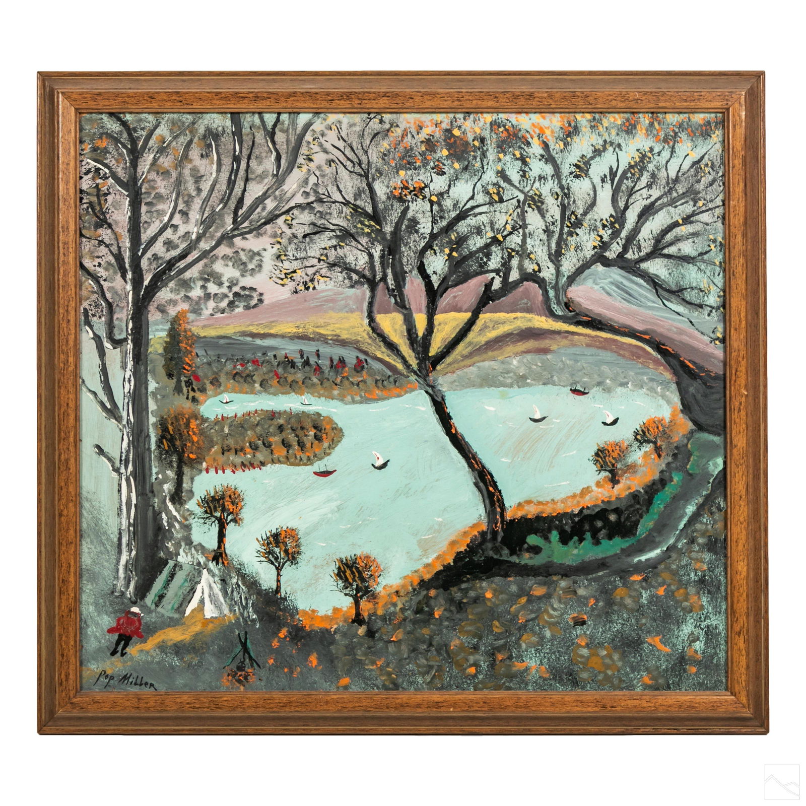 Pop Miller Primitive Outsider Folk Art Painting (1 of 5)