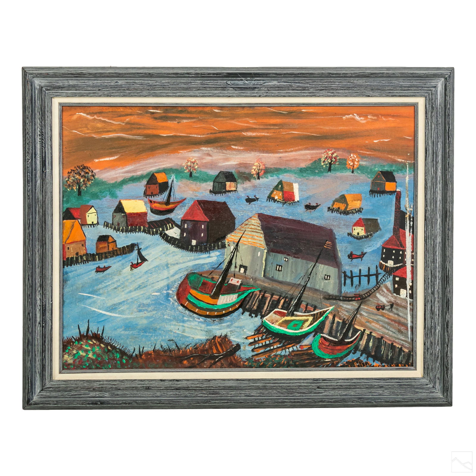 Pop Miller Primitive Outsider Folk Art Painting (1 of 5)