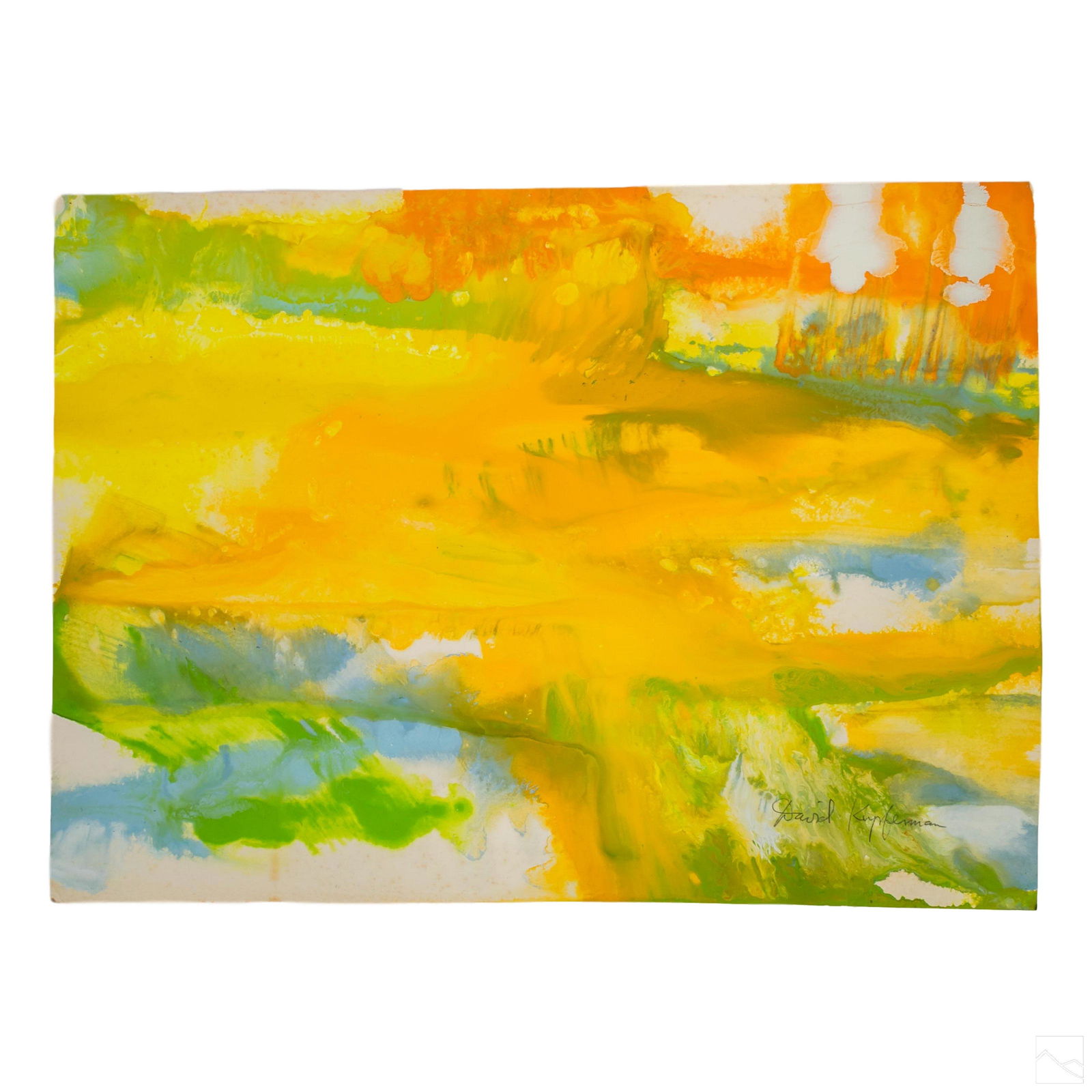 David Kupferman b1946 Lyrical Abstraction Painting (1 of 5)