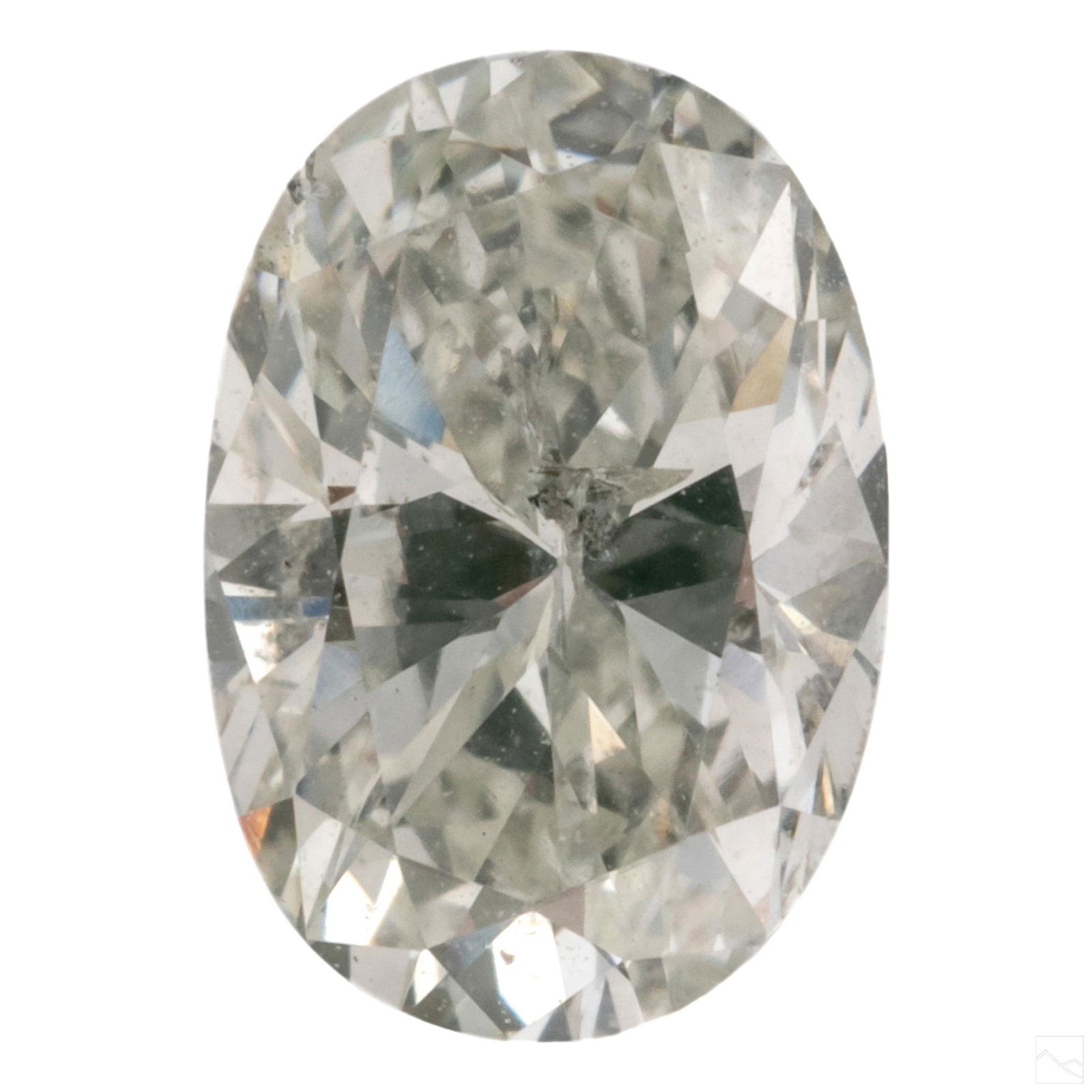 Natural .50 Carat Loose Oval Cut 6mm White Diamond (1 of 5)