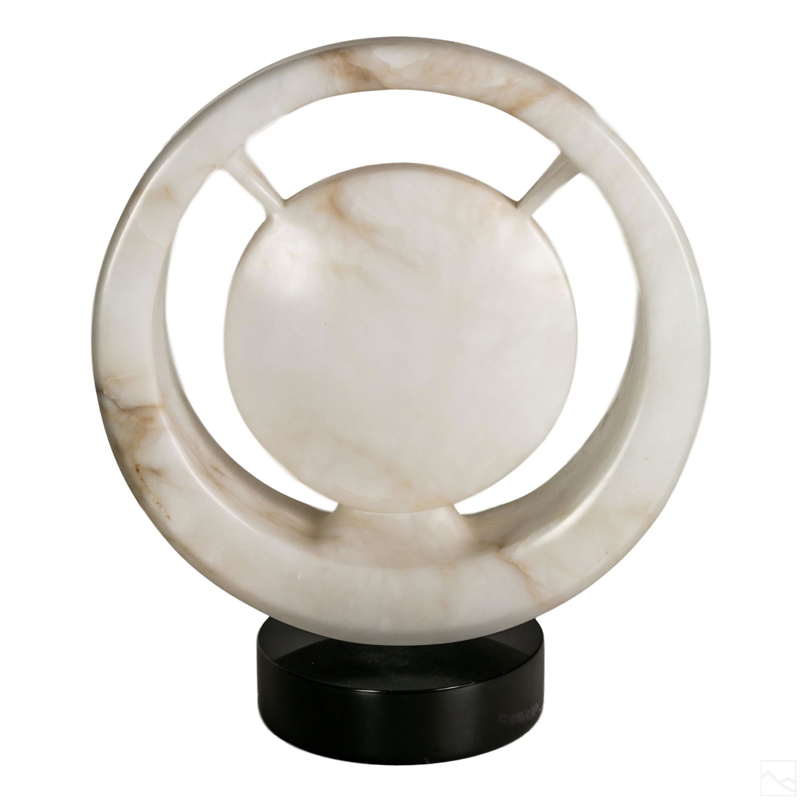 Modern Abstract Composition Alabaster Sculpture (1 of 4)