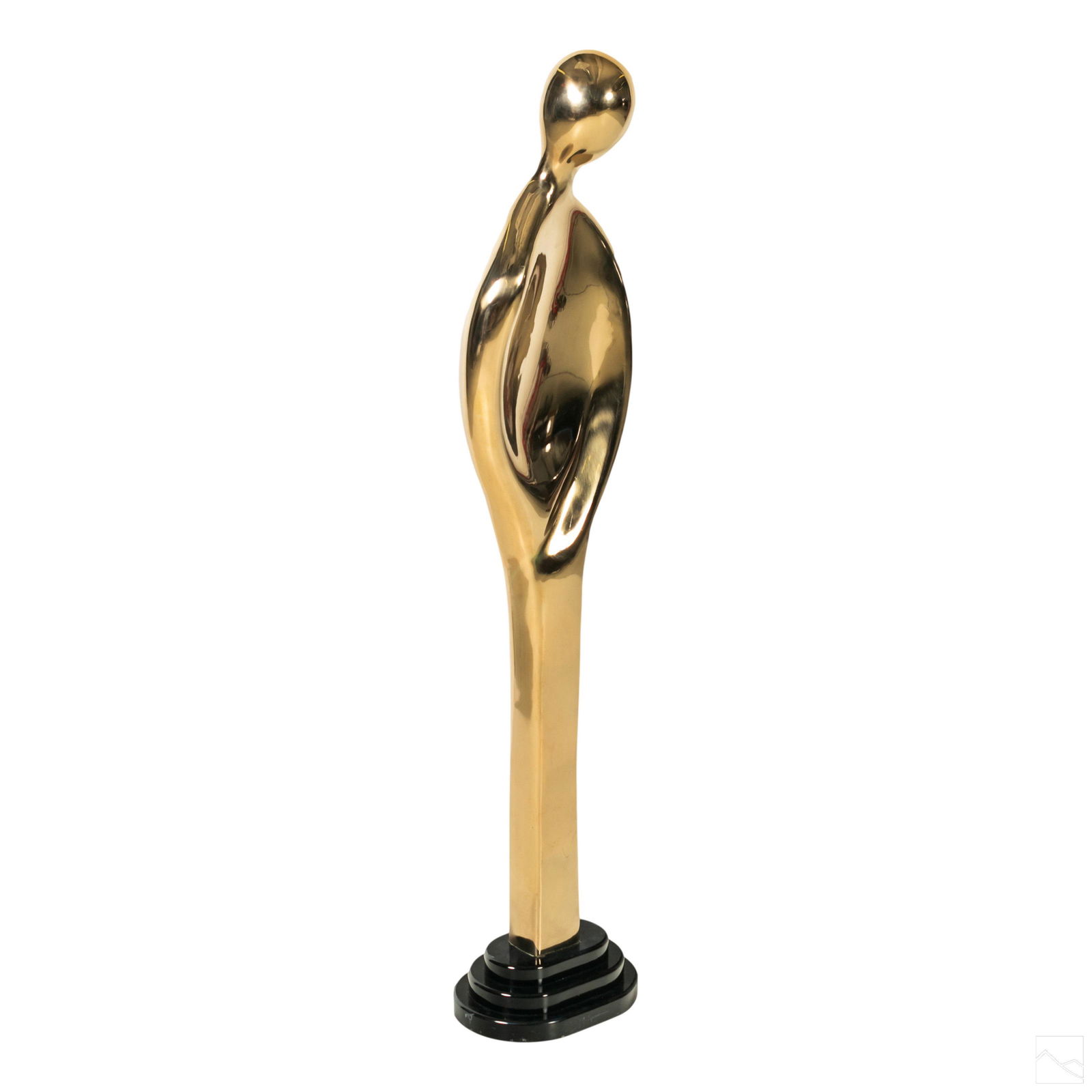 Sylvia Chait b1936 Abstract Modern Brass Sculpture (1 of 7)