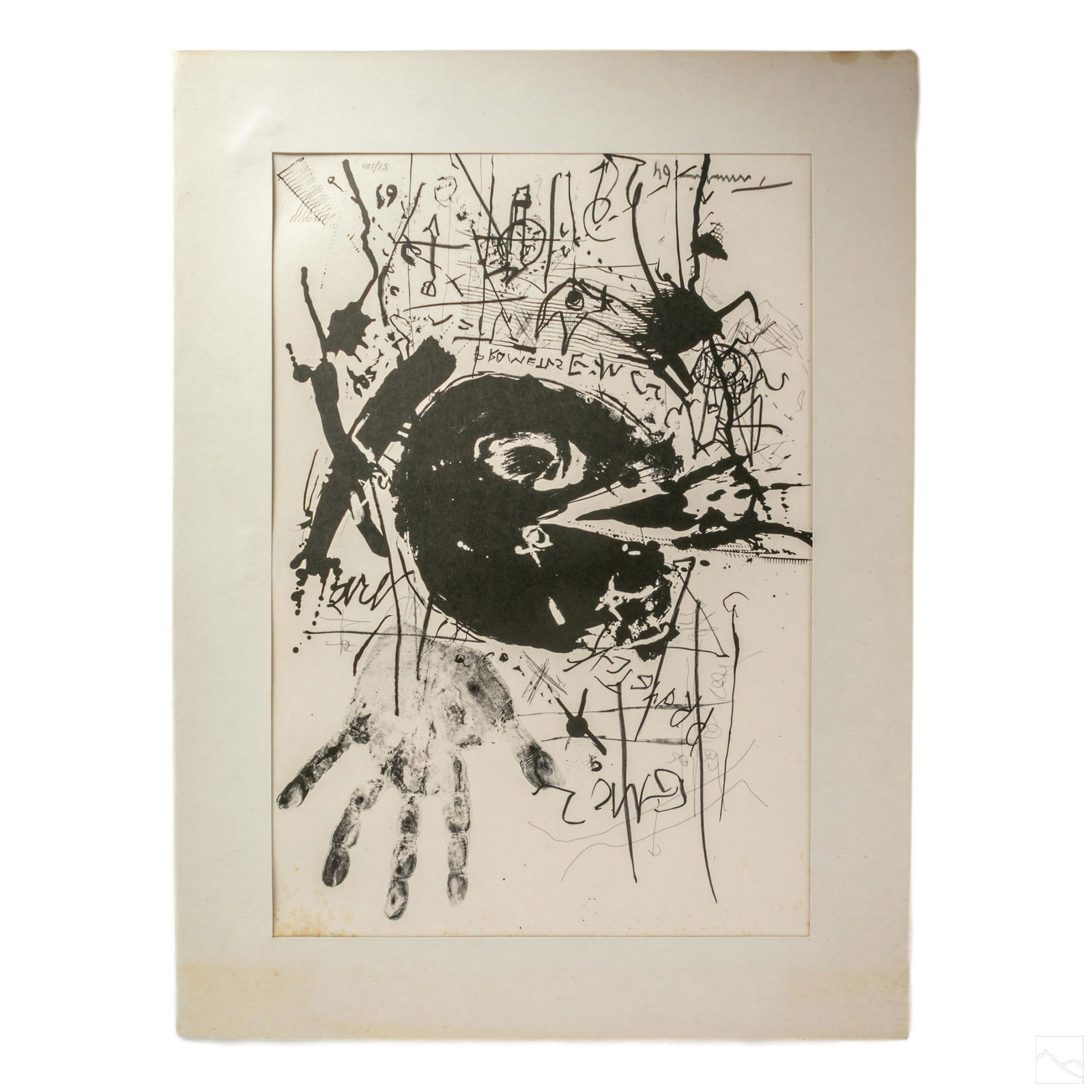 Igael Tumarkin (b.1933) Signed Abstract Lithograph (1 of 5)