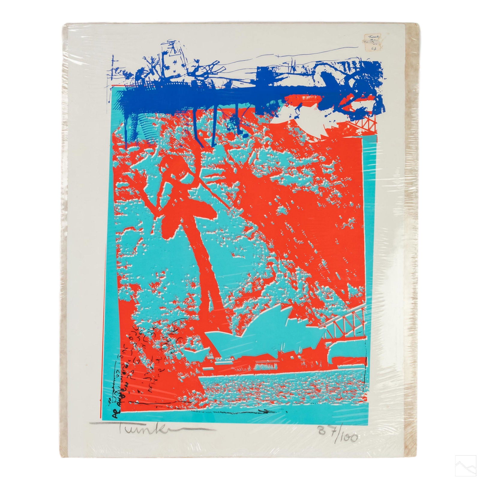 Igael Tumarkin (b.1933) Signed Abstract Lithograph (1 of 6)