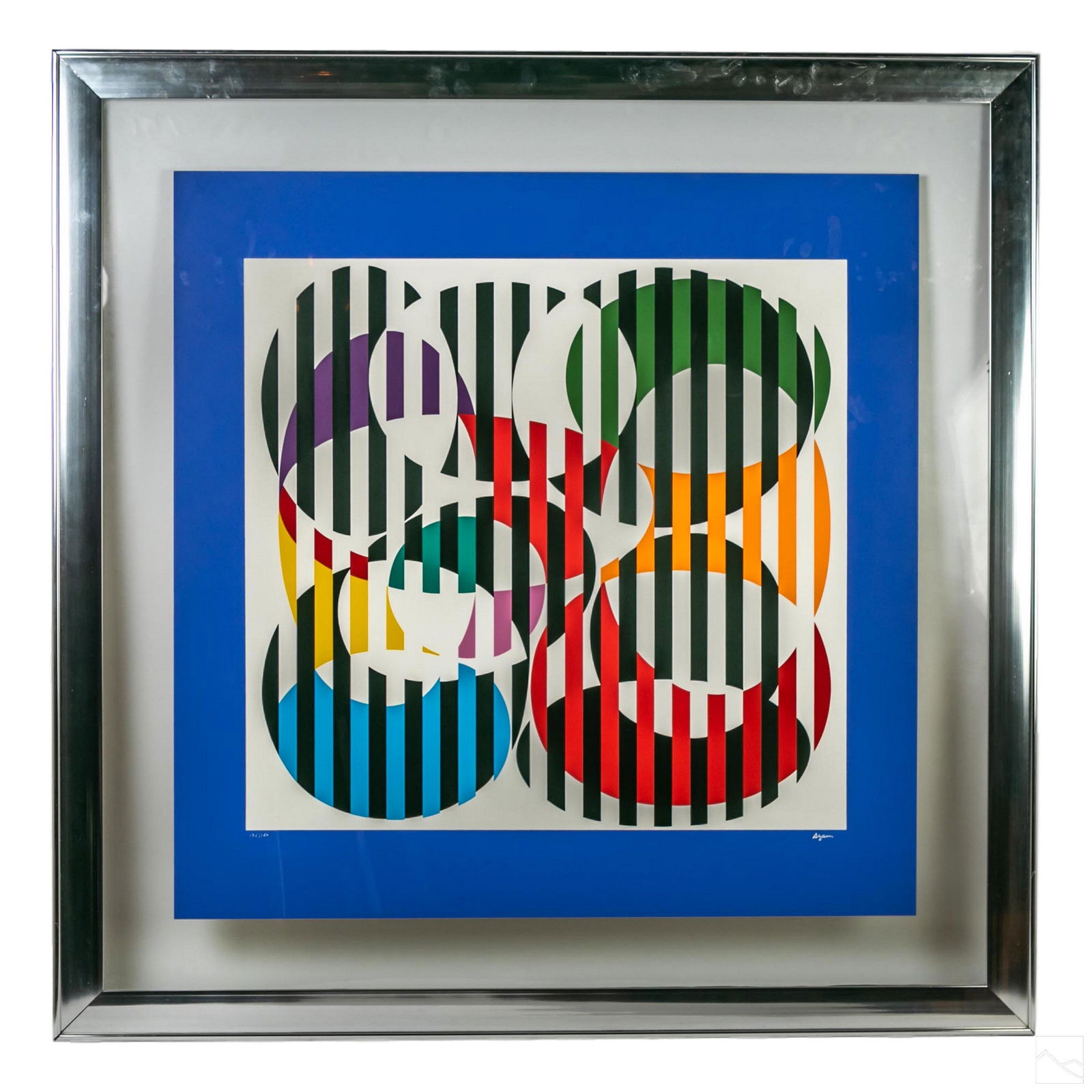 Yaacov Agam (b.1928) Signed Abstract Op Art Litho (1 of 6)