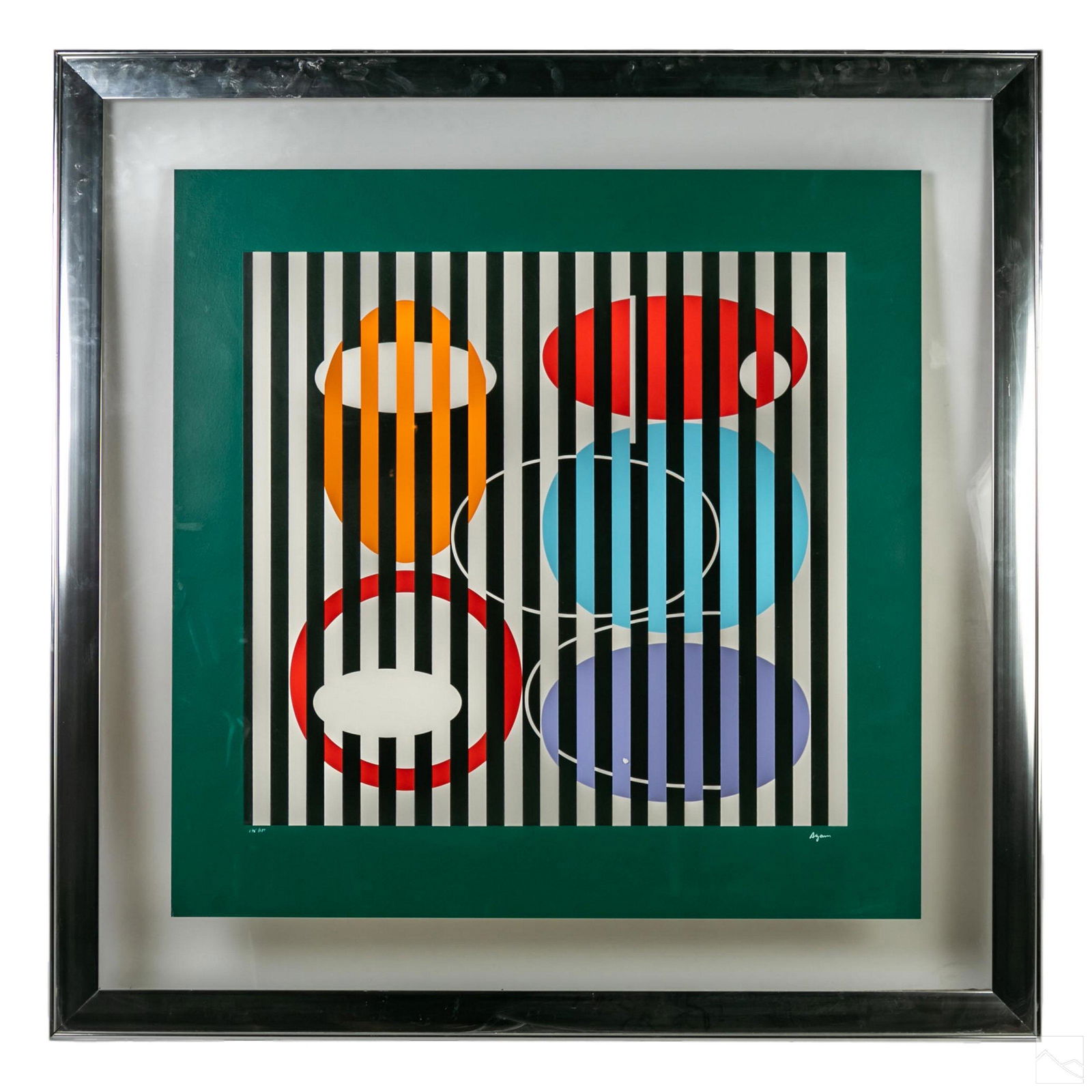 Yaacov Agam (b.1928) Signed Abstract Op Art Litho (1 of 6)