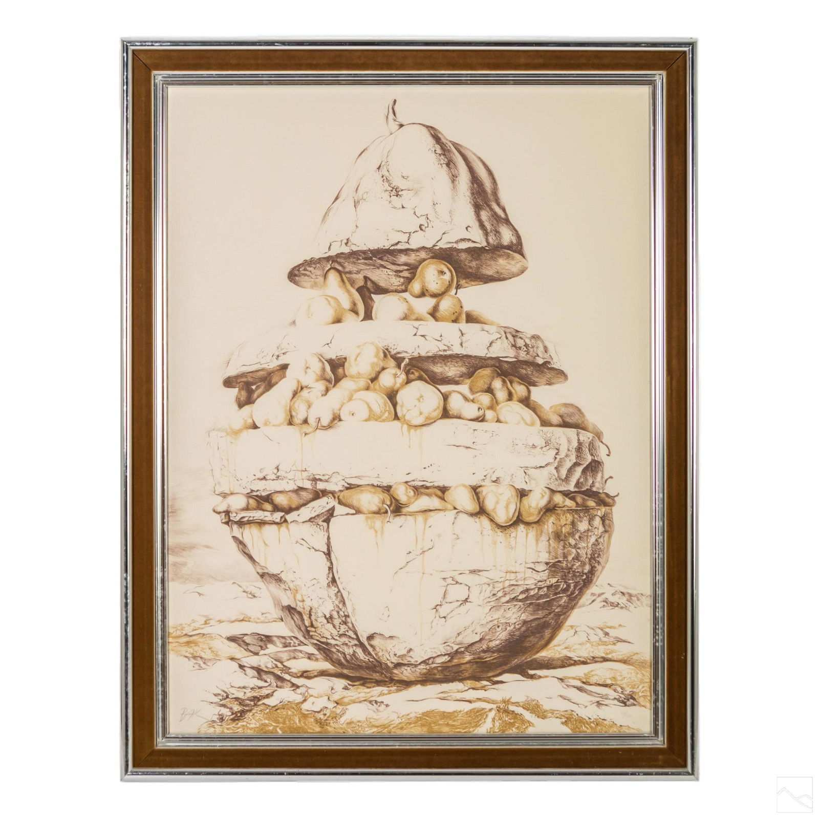 Samuel Bak b.1933 Modern Surrealism Art Lithograph (1 of 5)