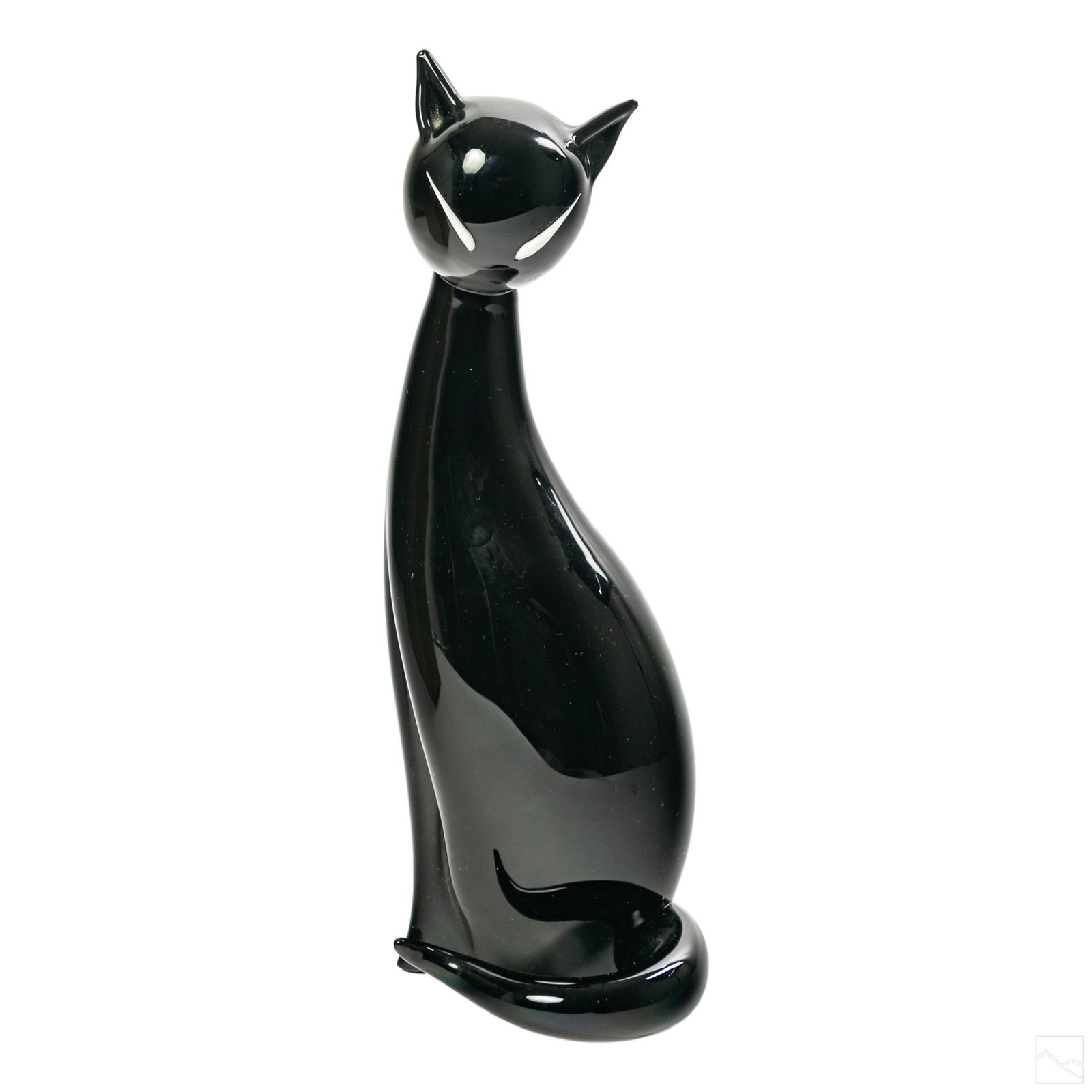 Murano Elio Raffaeli Venetian Glass Cat Sculpture (1 of 7)