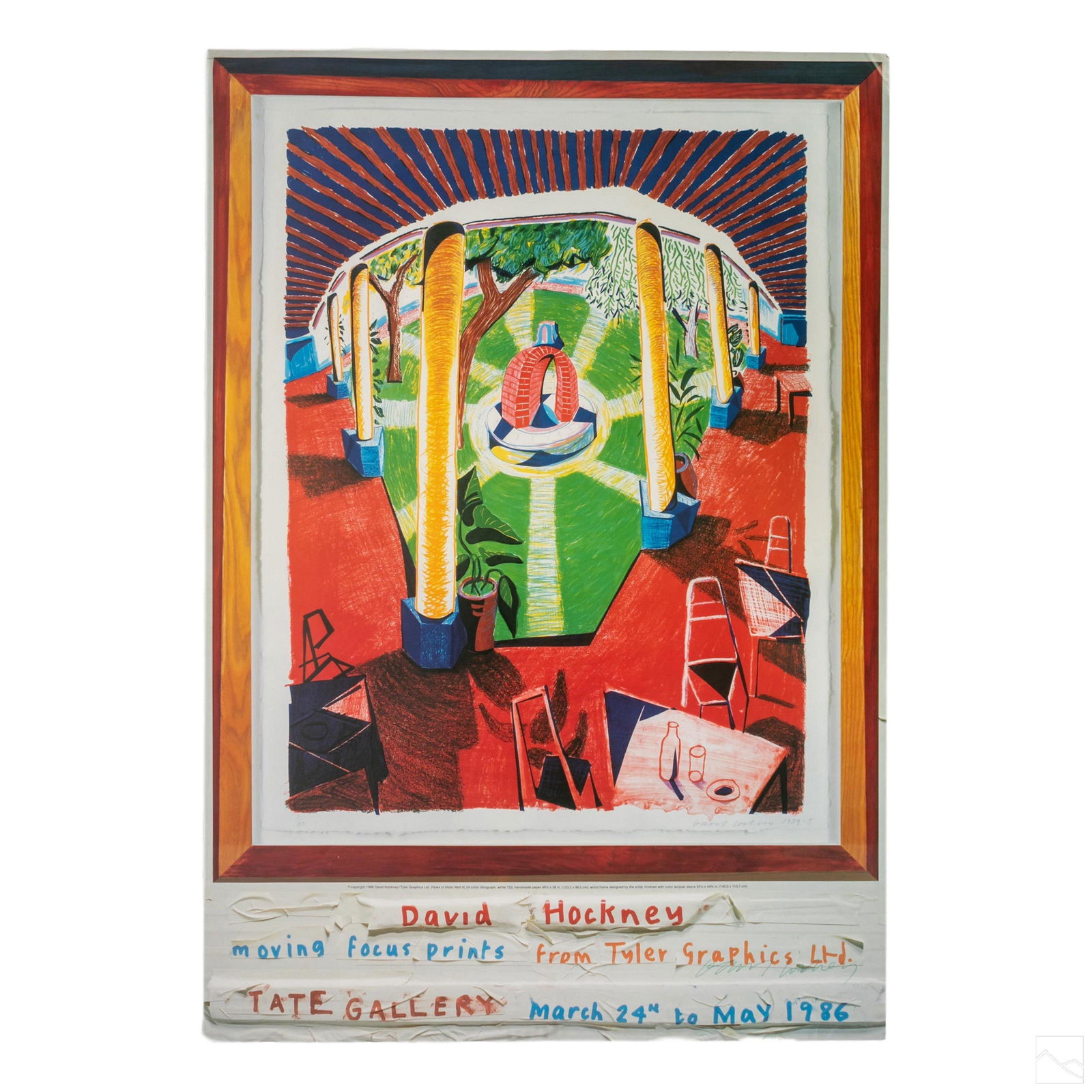 David Hockney (b.1937) Signed Tate Gallery Poster (1 of 6)