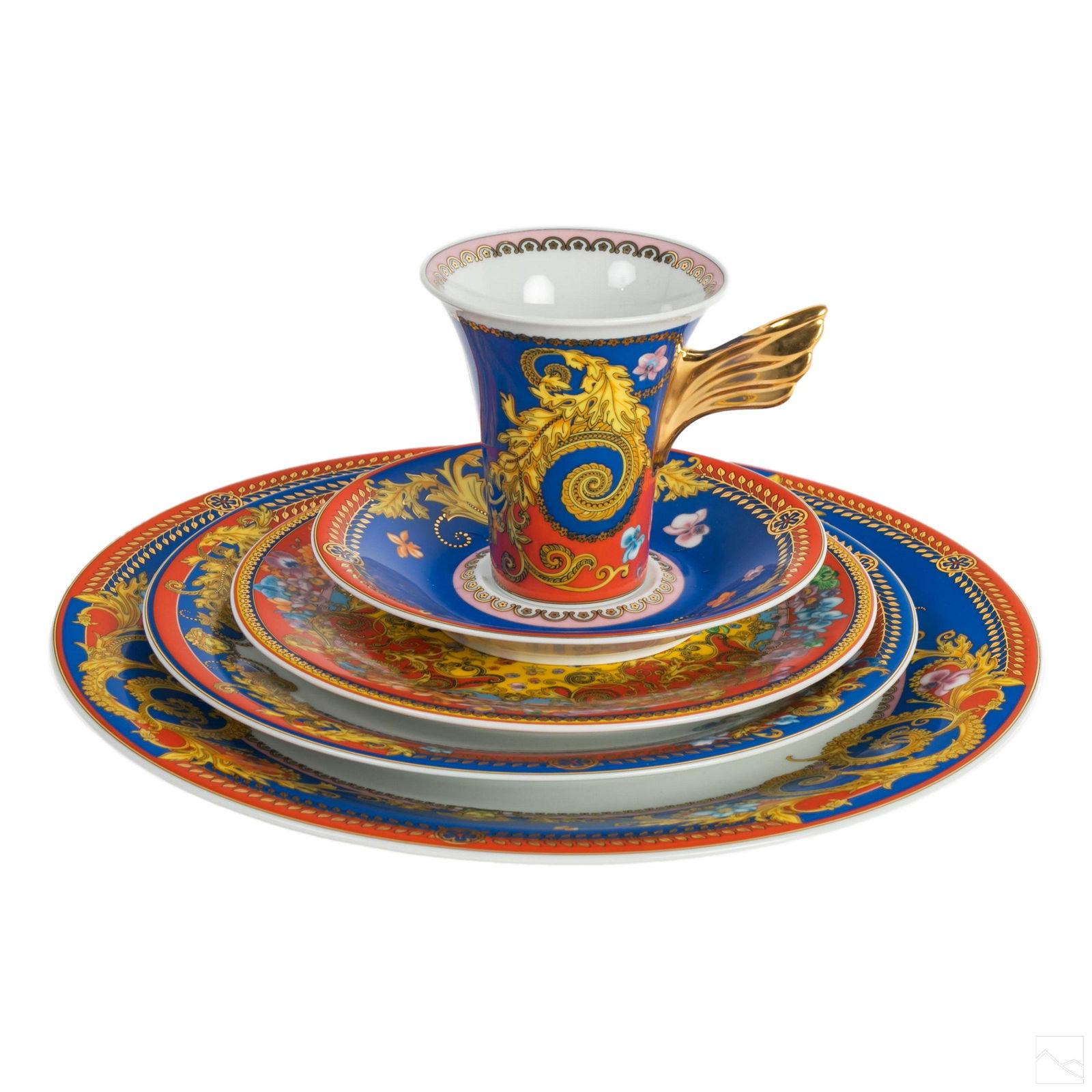 Rosenthal Versace Primavera Porcelain China 5 Pc (1 of 8)