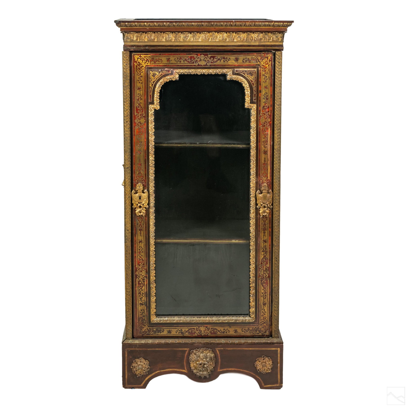 Spanish Colonial Style 51" Antique Rococo Cabinet (1 of 8)