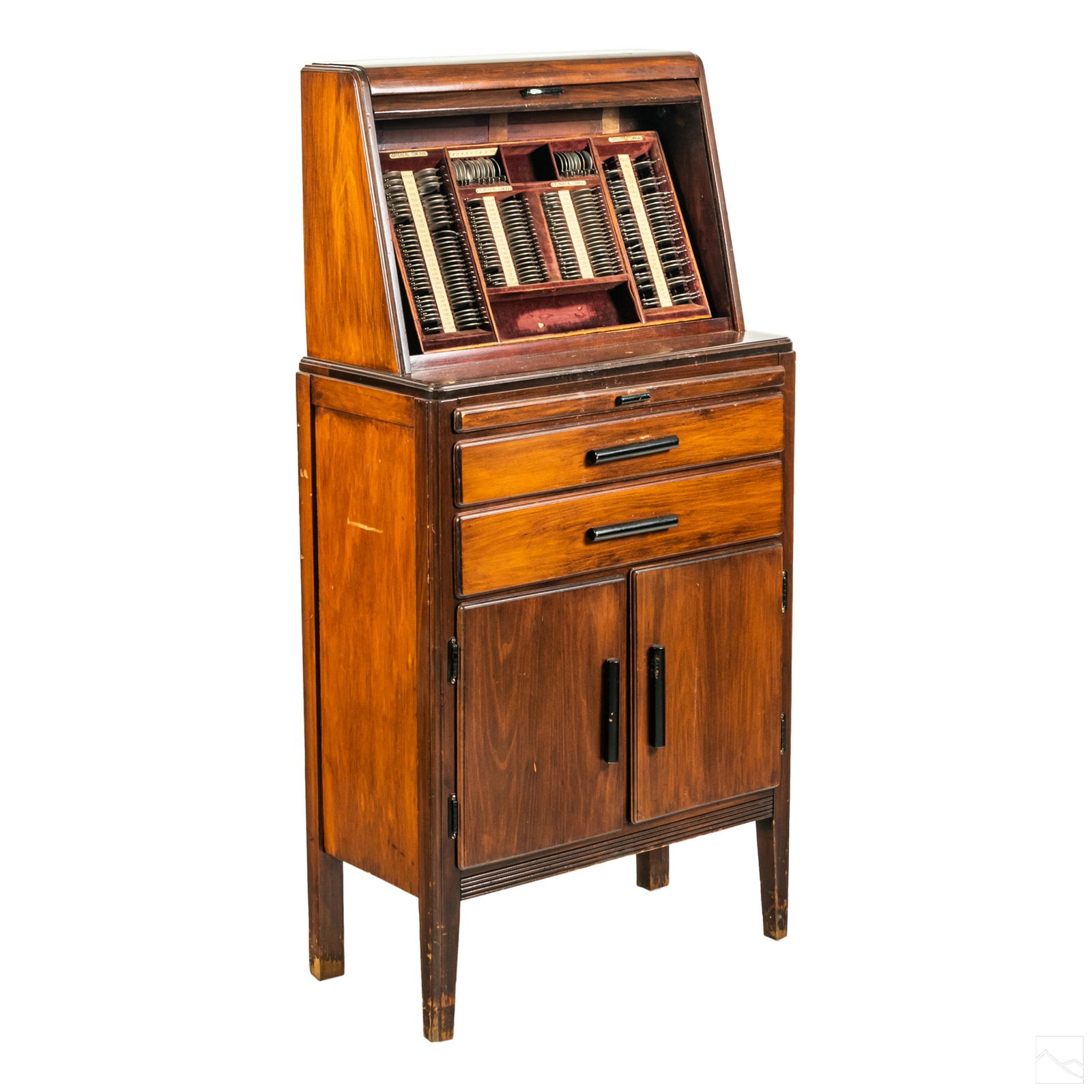 Optometrist Antique Cabinet Console w/ Instruments (1 of 11)