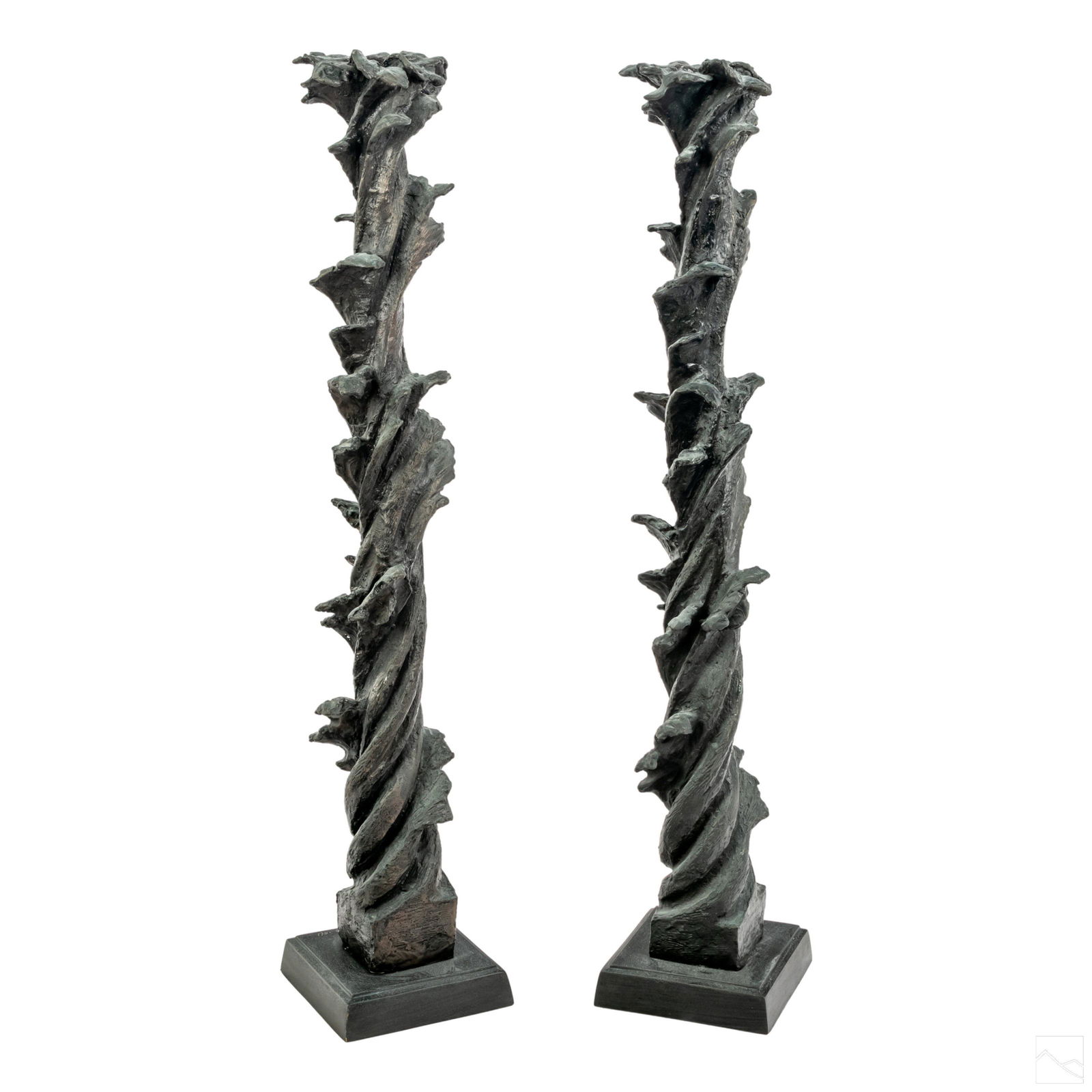 Nomi Faran Bronze LE Modern Brutalist Candlesticks (1 of 6)