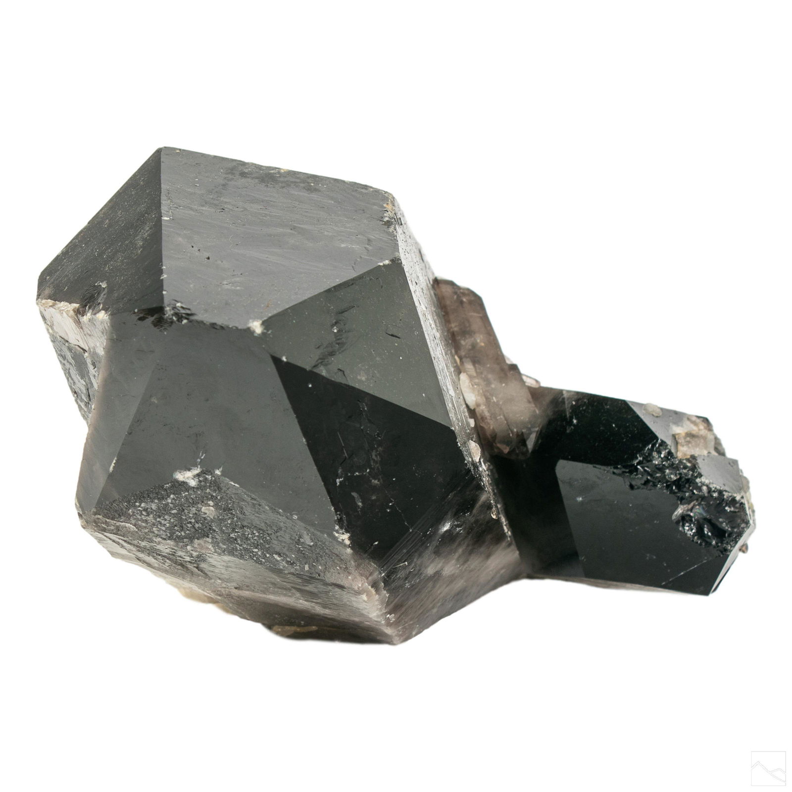 Double Natural 12" Mineral Smoky Quartz Crystal (1 of 6)