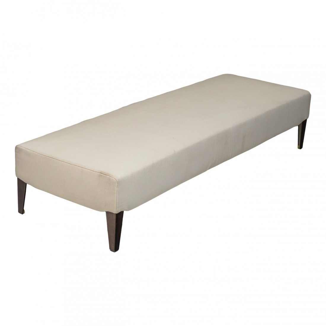 Antonio Cittero For B & B Italia Apta Filemone Bench: Antonio Citterio (Italian, born 1950) For B&B Italia Apta Maxalto Filemone bedroom seat bench. Leather brushed aluminum legs.