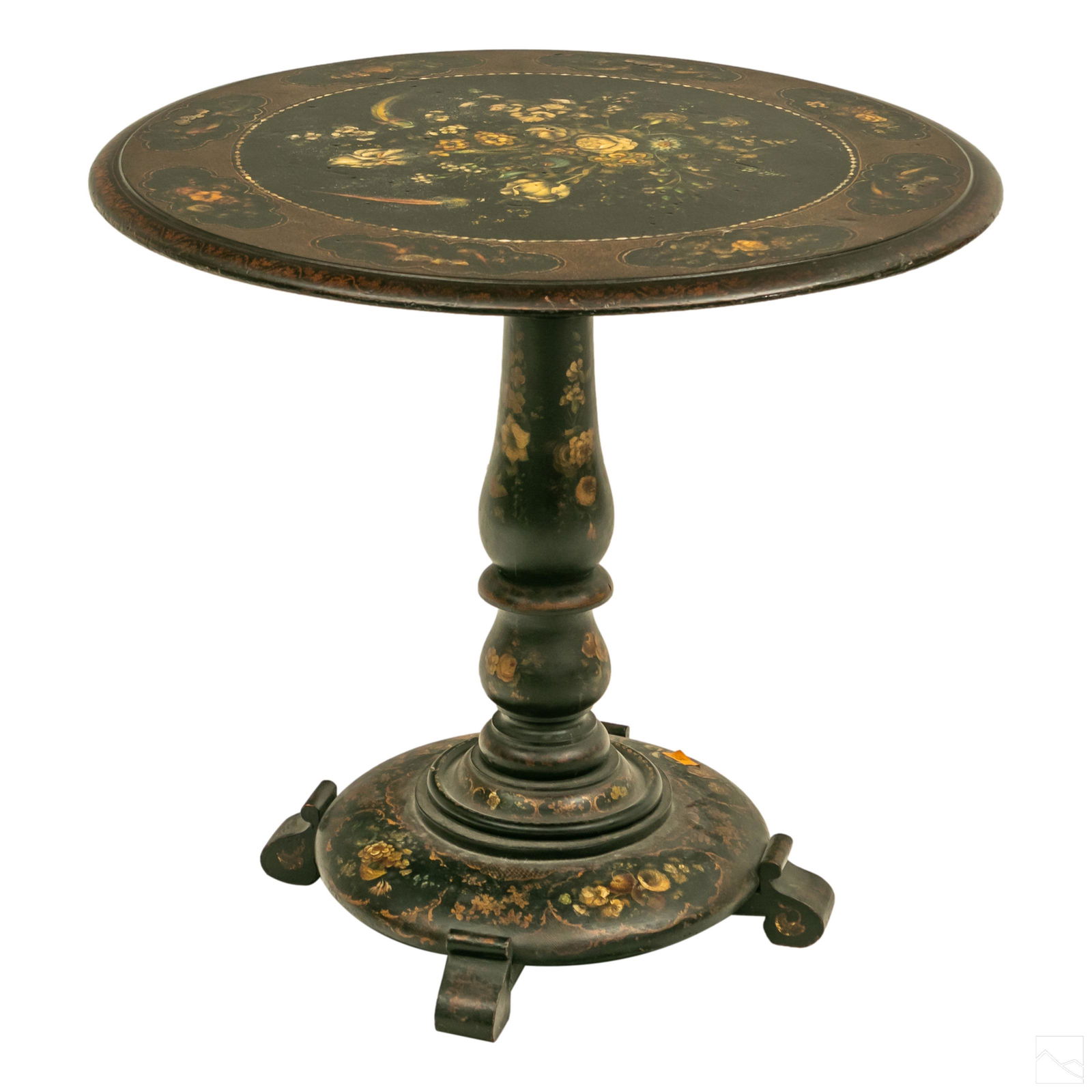 Victorian Tilt Top Tea Table with Mother of Pearl (1 of 7)