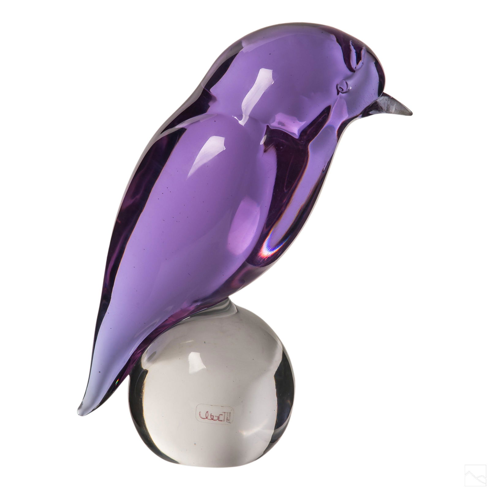 Murano Modern Oggetti Blue Venetian Art Glass Bird (1 of 7)
