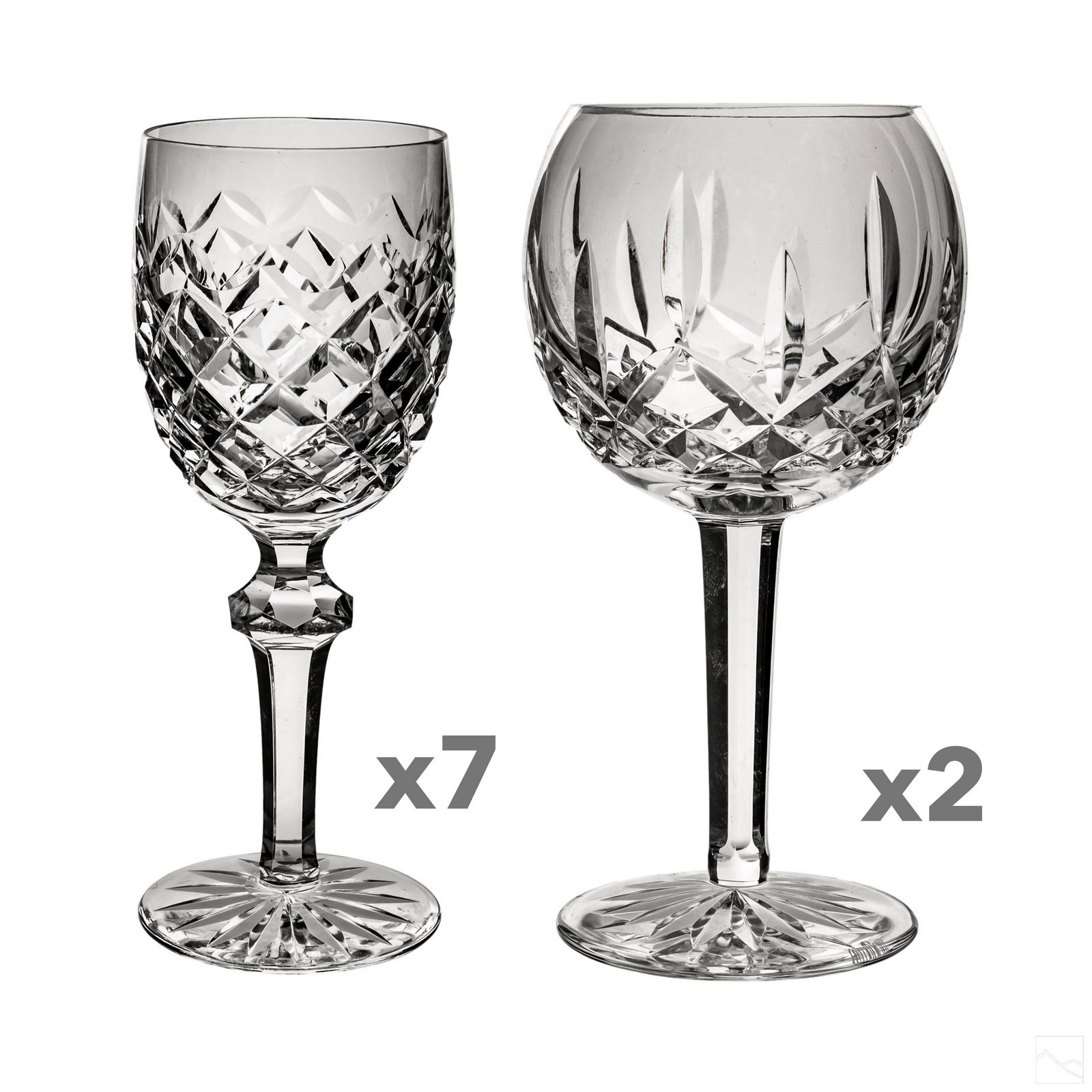 Waterford Crystal Lismore and Powerscourt Glasses (1 of 7)