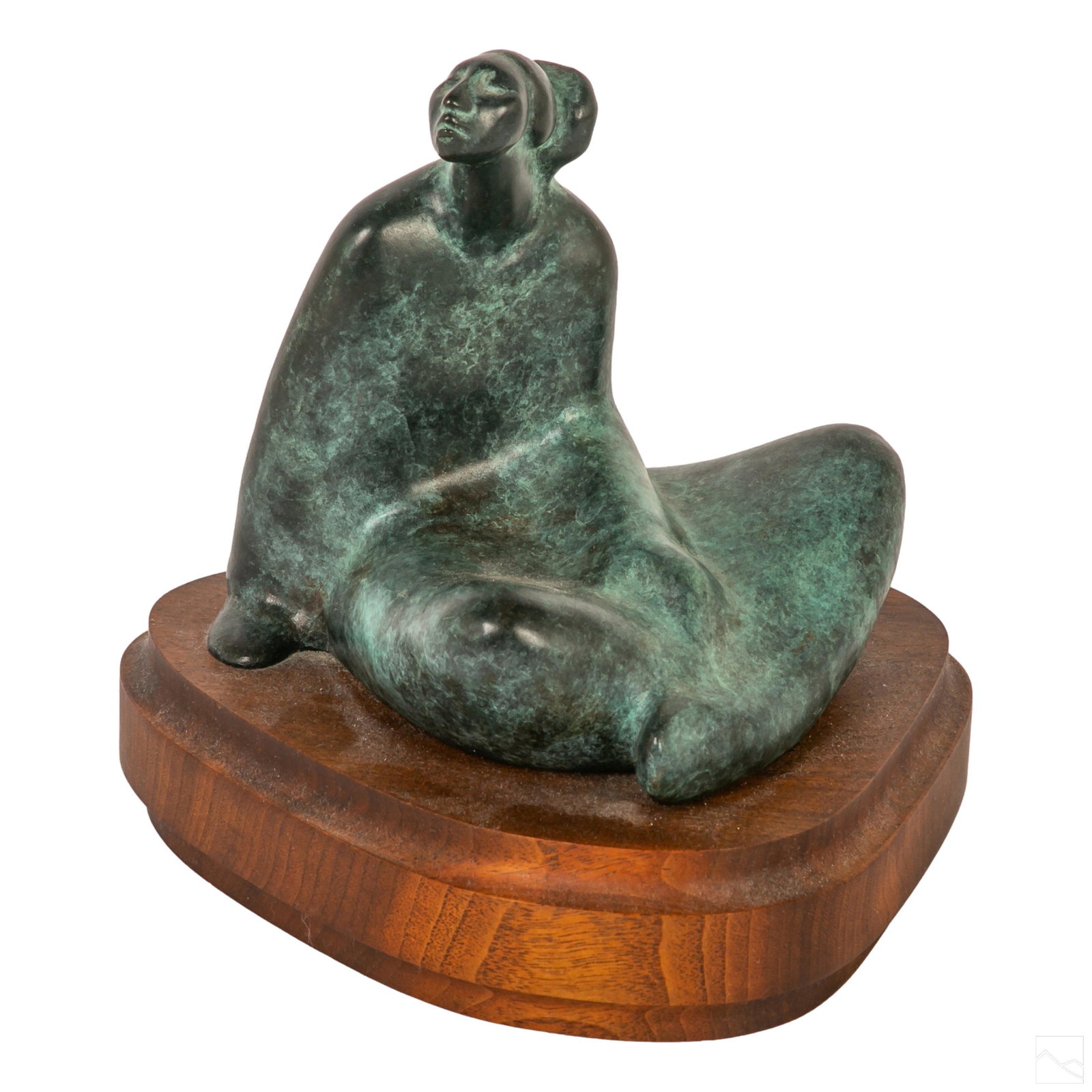 Shirley Smith b.1929 Native Woman Bronze Sculpture (1 of 7)