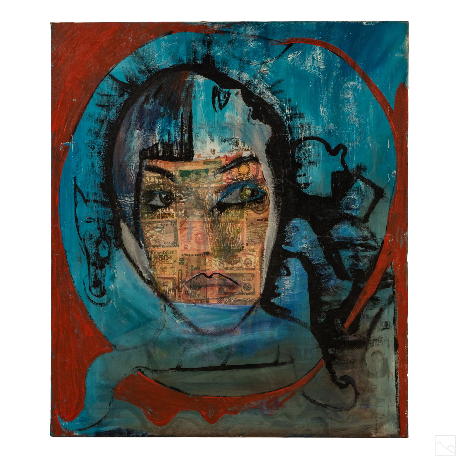 Royi Akavia (b.1956) Modern Currency Face Painting (1 of 6)