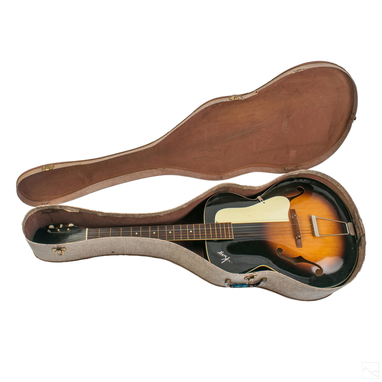 Kay 1960s Rock & Roll Era Acoustic Guitar and Case (1 of 9)