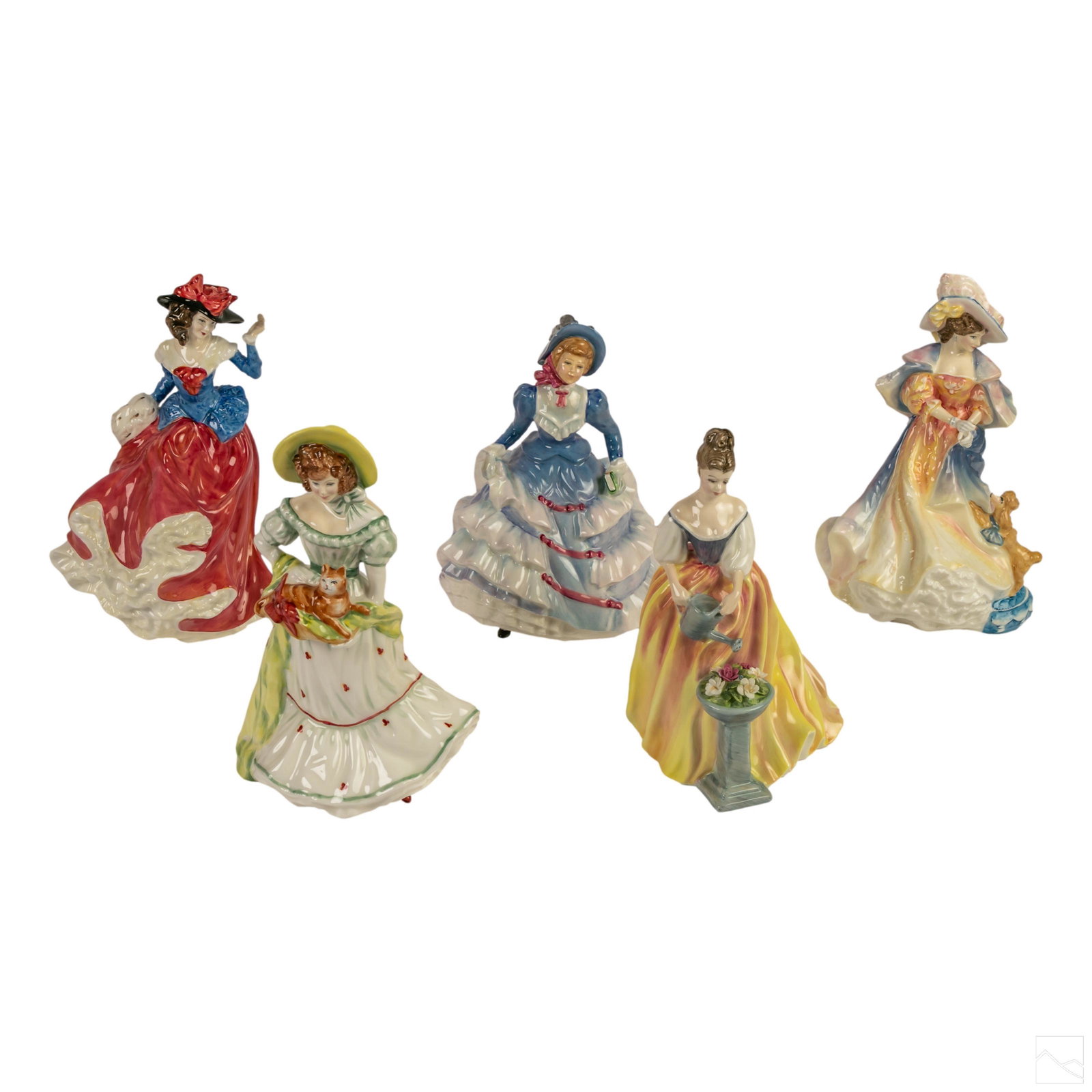 Royal Doulton Glazed English Ceramic Figurines LOT (1 of 16)