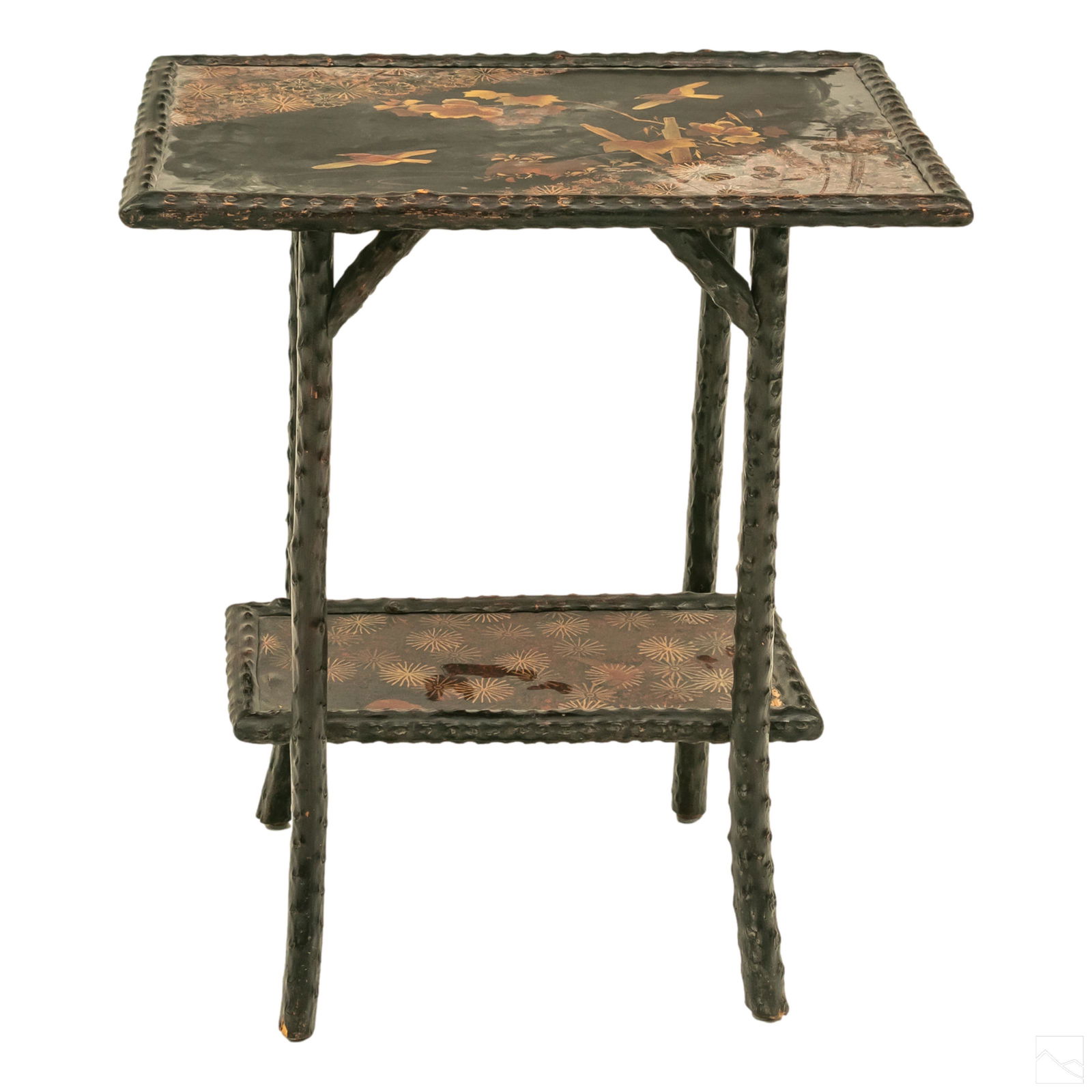 Japanese Victorian Aesthetic Period Lacquer Table (1 of 5)