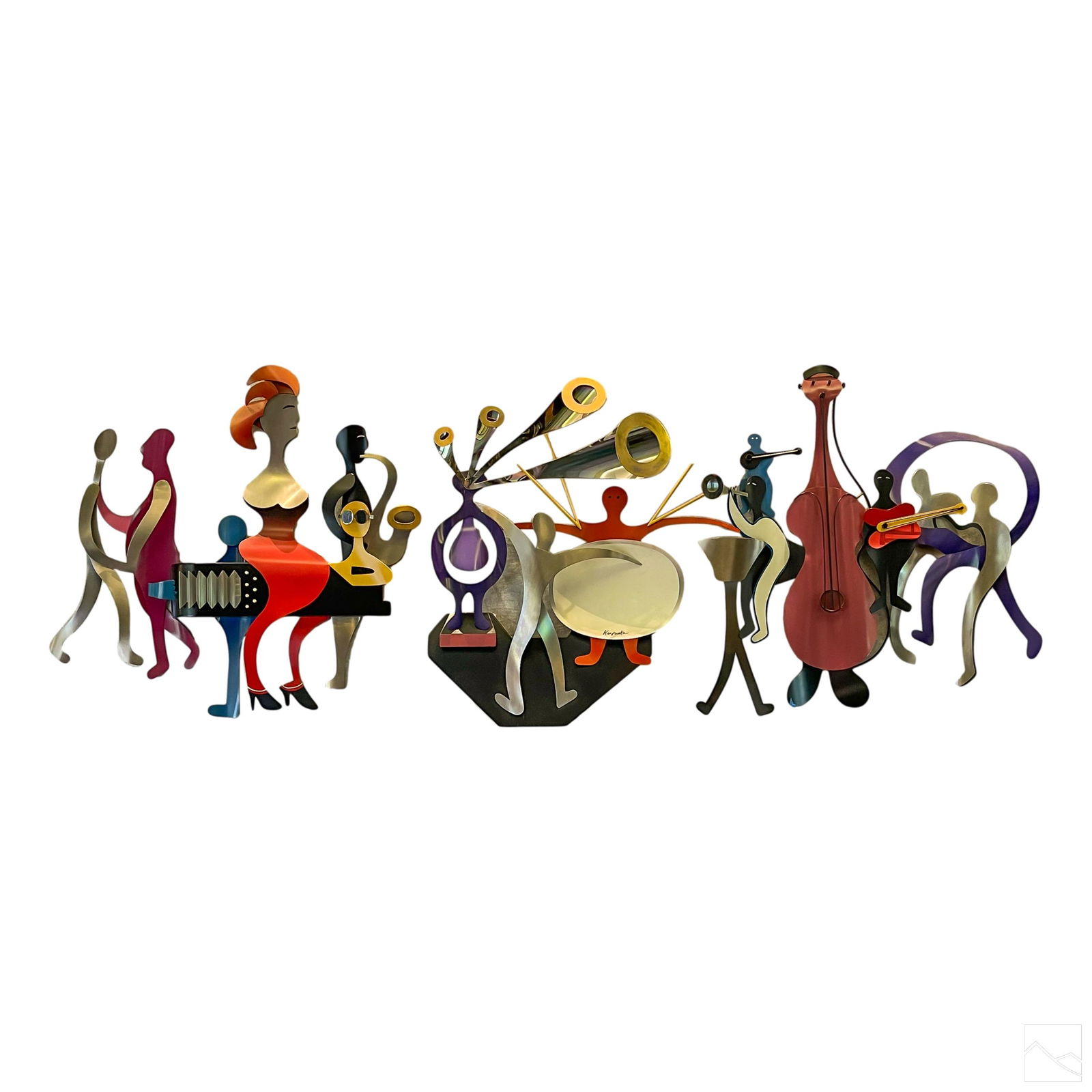 Raymond Karpuska (b1952) Modern Band Art Sculpture (1 of 6)
