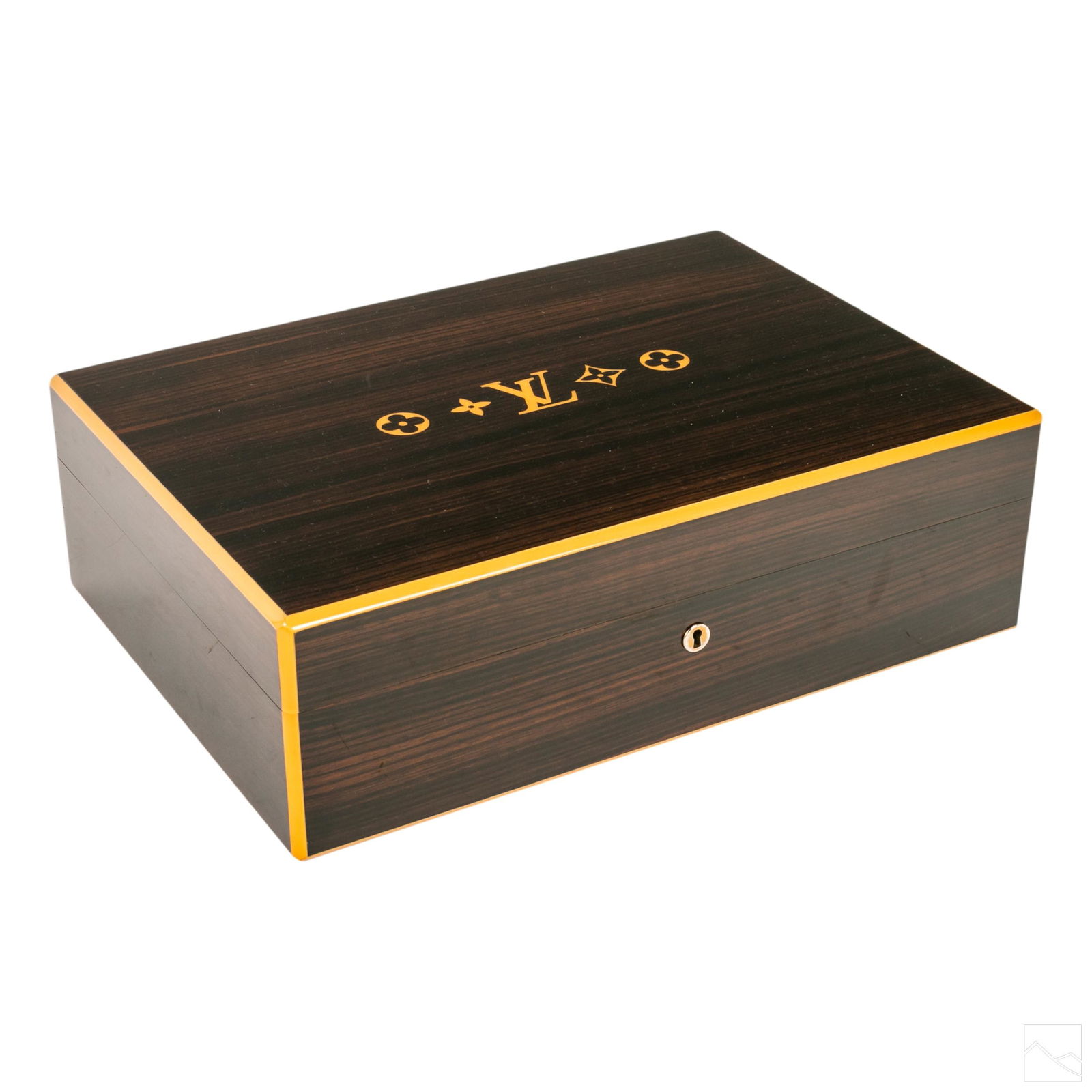 Louis Vuitton LV Inlaid Mahogany Cigar Box Humidor (1 of 5)