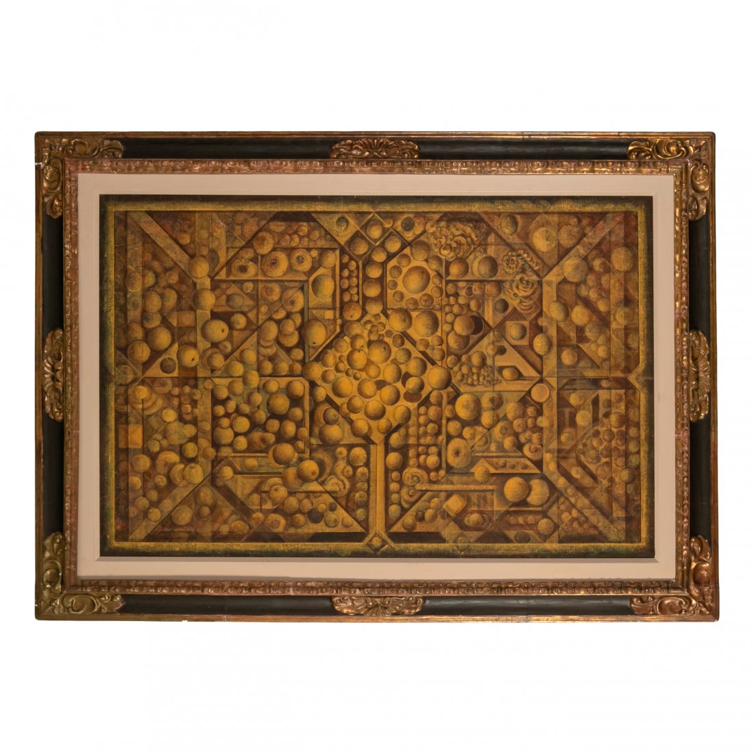 Vicente Brito (1935-2021) Abstract Geometric Painting (1 of 5)