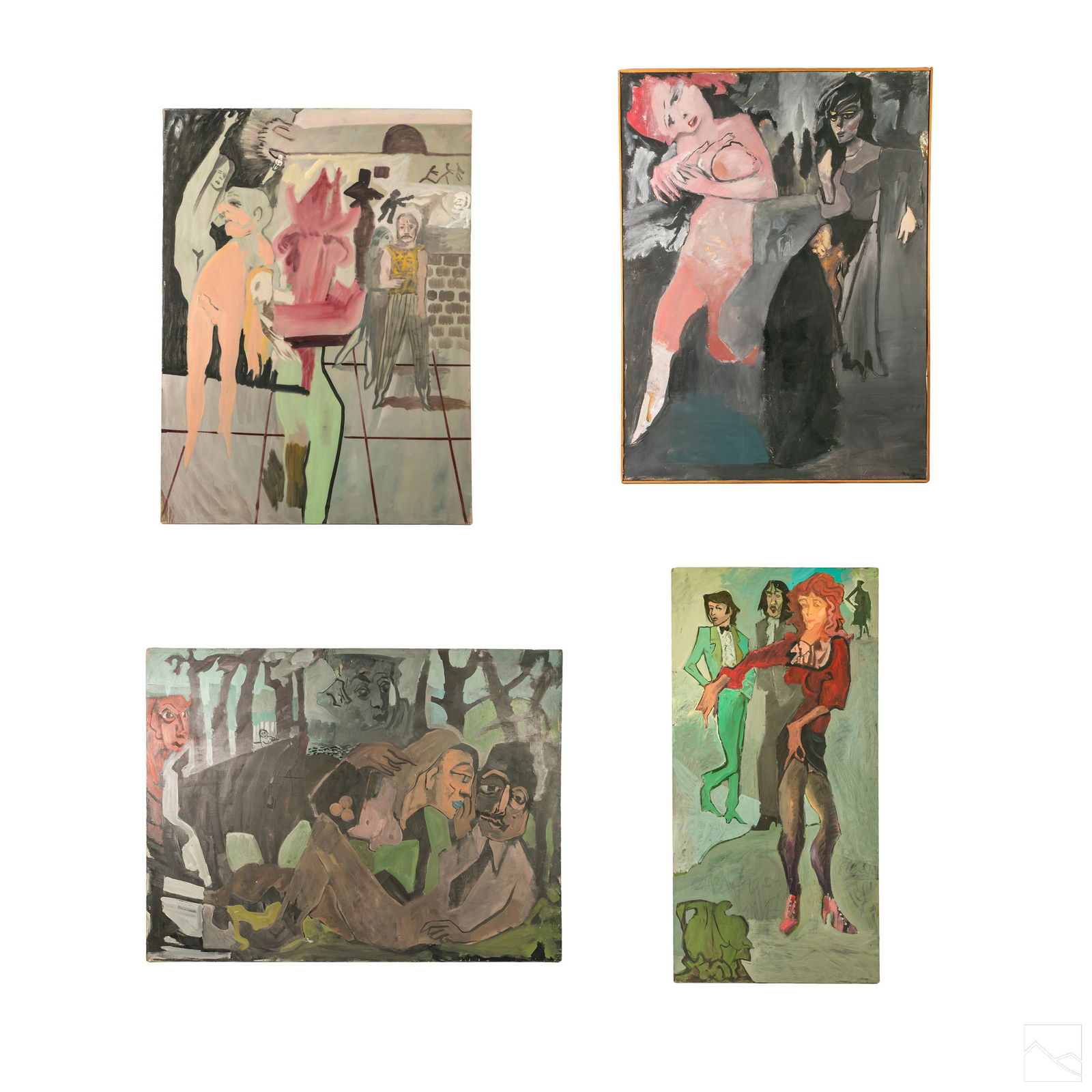 Harvey Parks 1948-2017 Expressionism Paintings LOT (1 of 13)