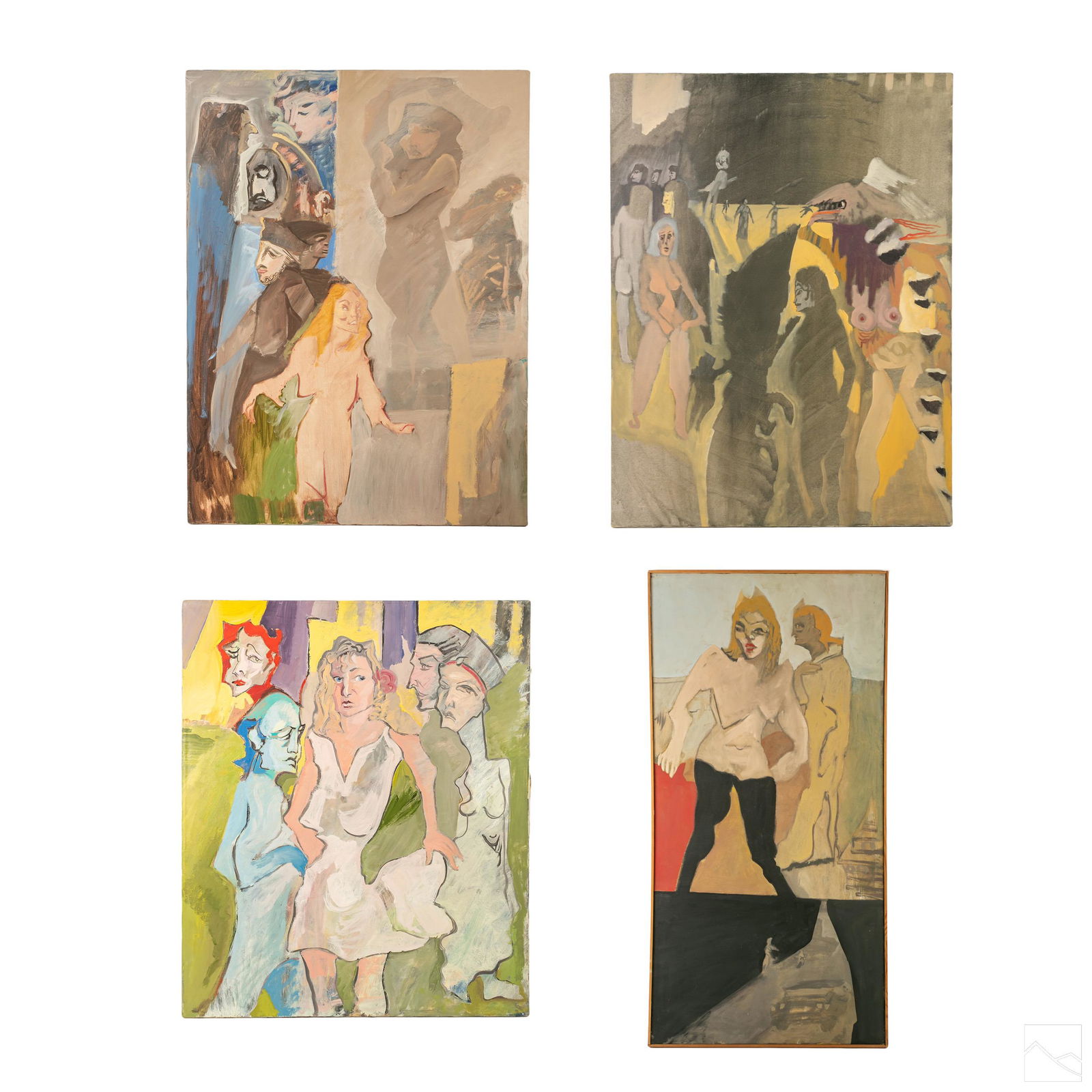 Harvey Parks 1948-2017 Expressionism Paintings LOT (1 of 15)