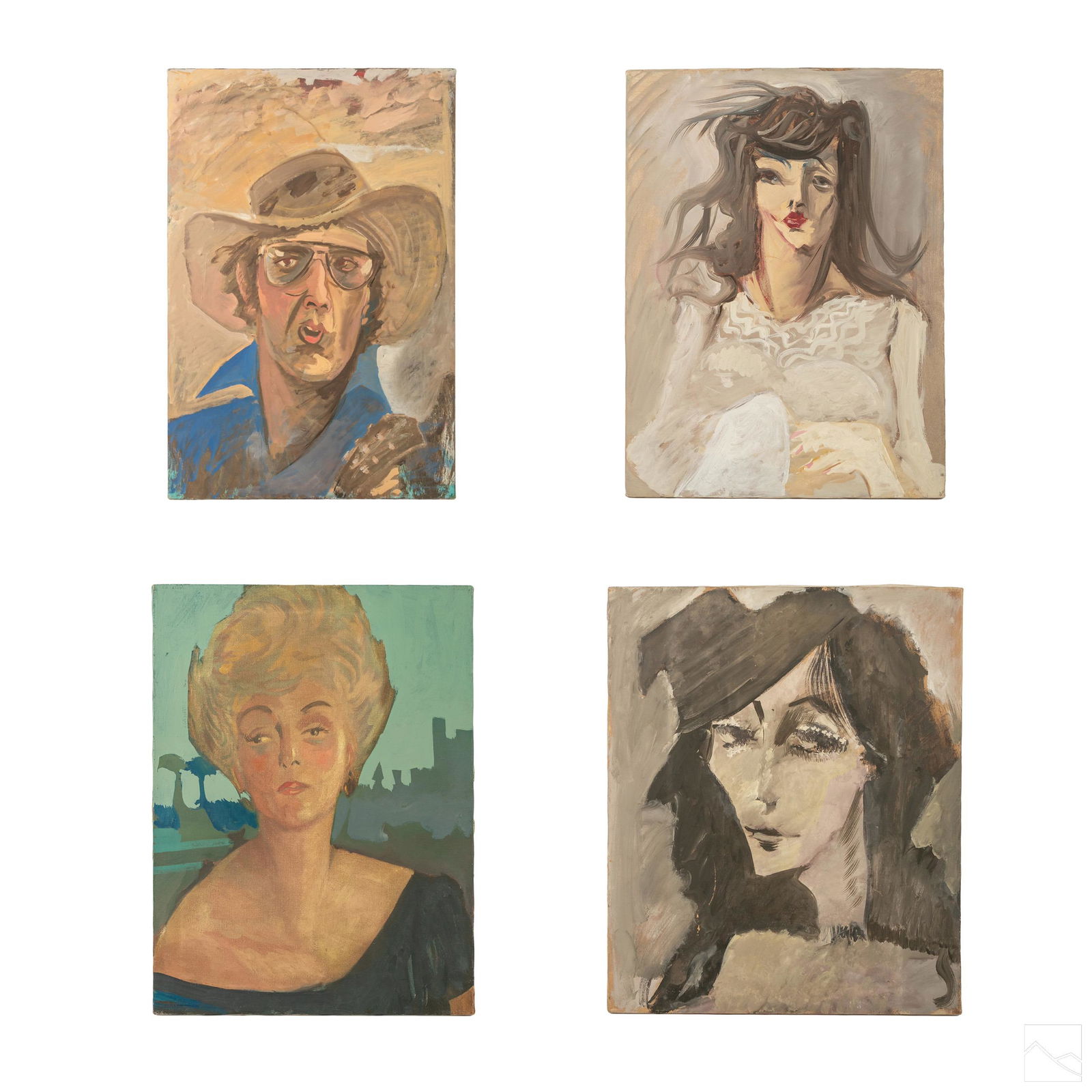 Harvey Parks 1948-2017 Expressionism Paintings LOT (1 of 13)