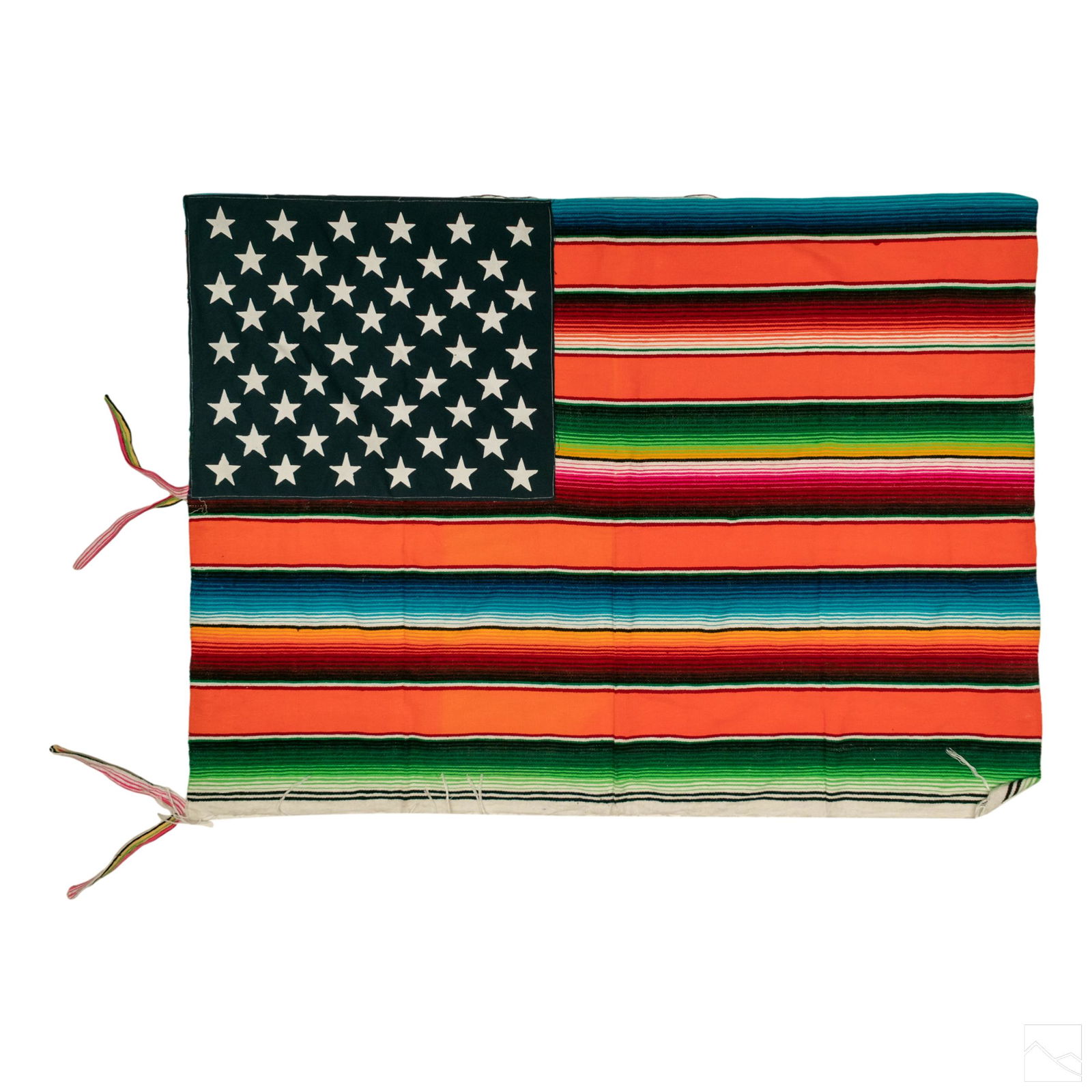 Nacho Becerra (b.1962) Textile Art American Flag (1 of 4)