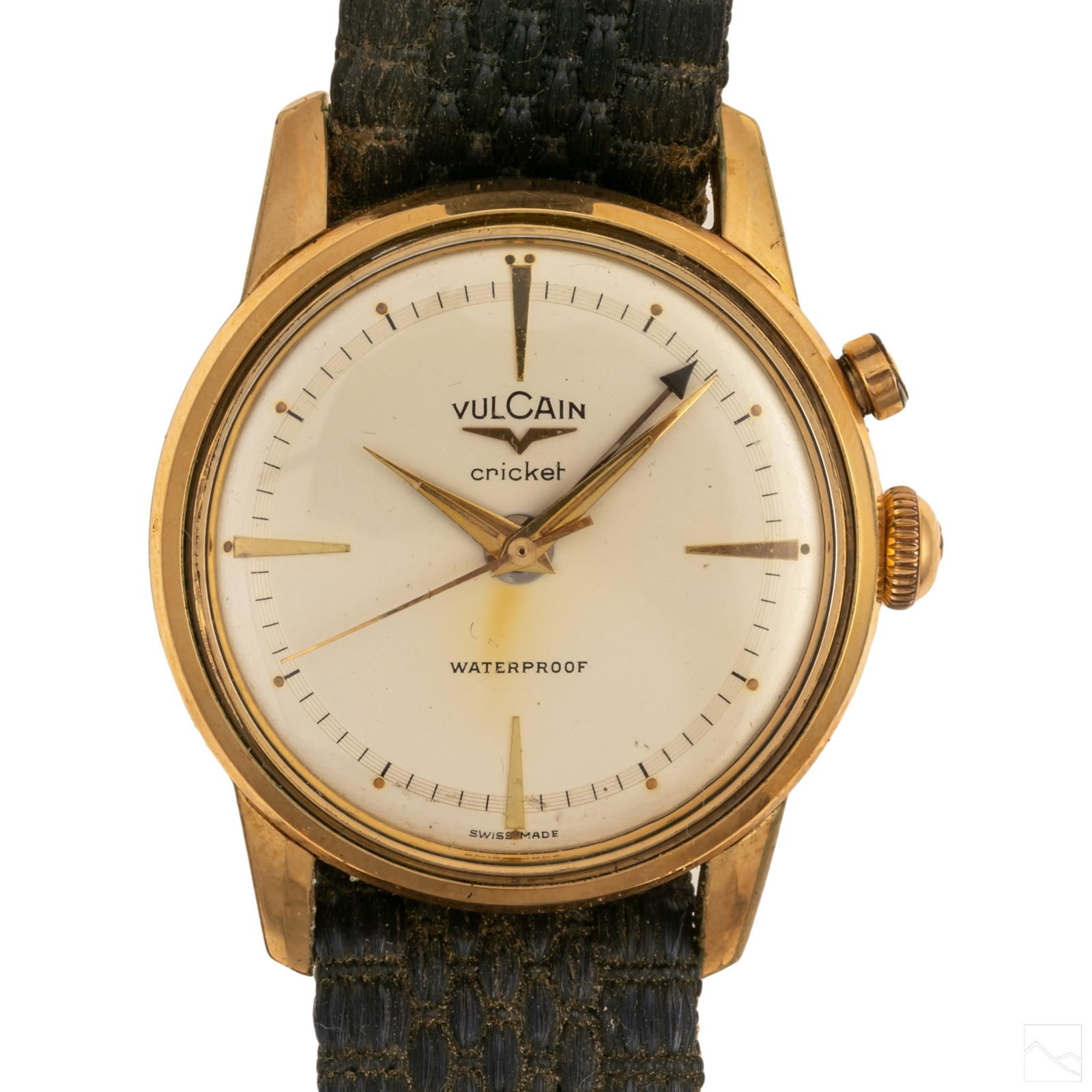 Vulcain Cricket Gold Filled 1960 Alarm Wristwatch (1 of 6)