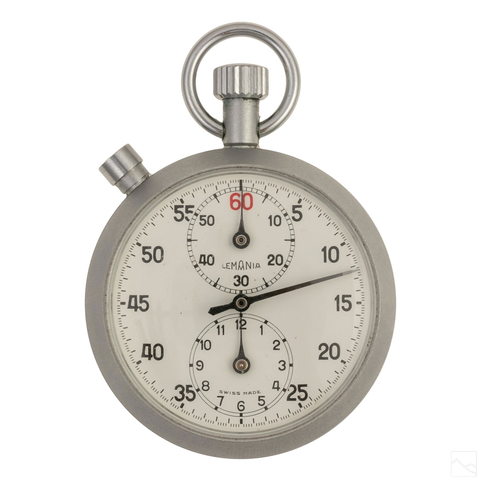 Vintage Lemania Swiss Metal Mechanical Stop Watch (1 of 5)