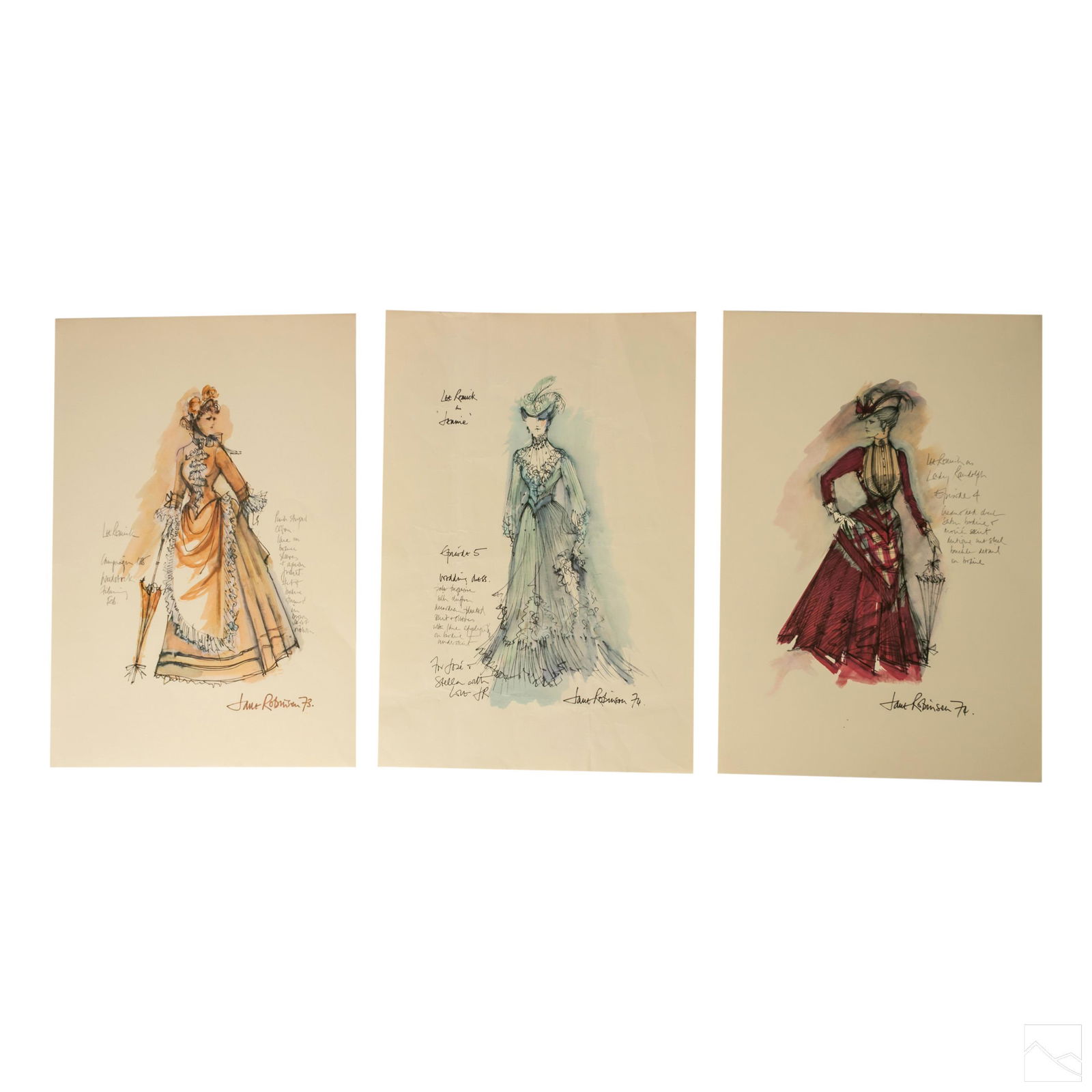 Churchill TV Series LE Designer Costume Litho Set (1 of 6)