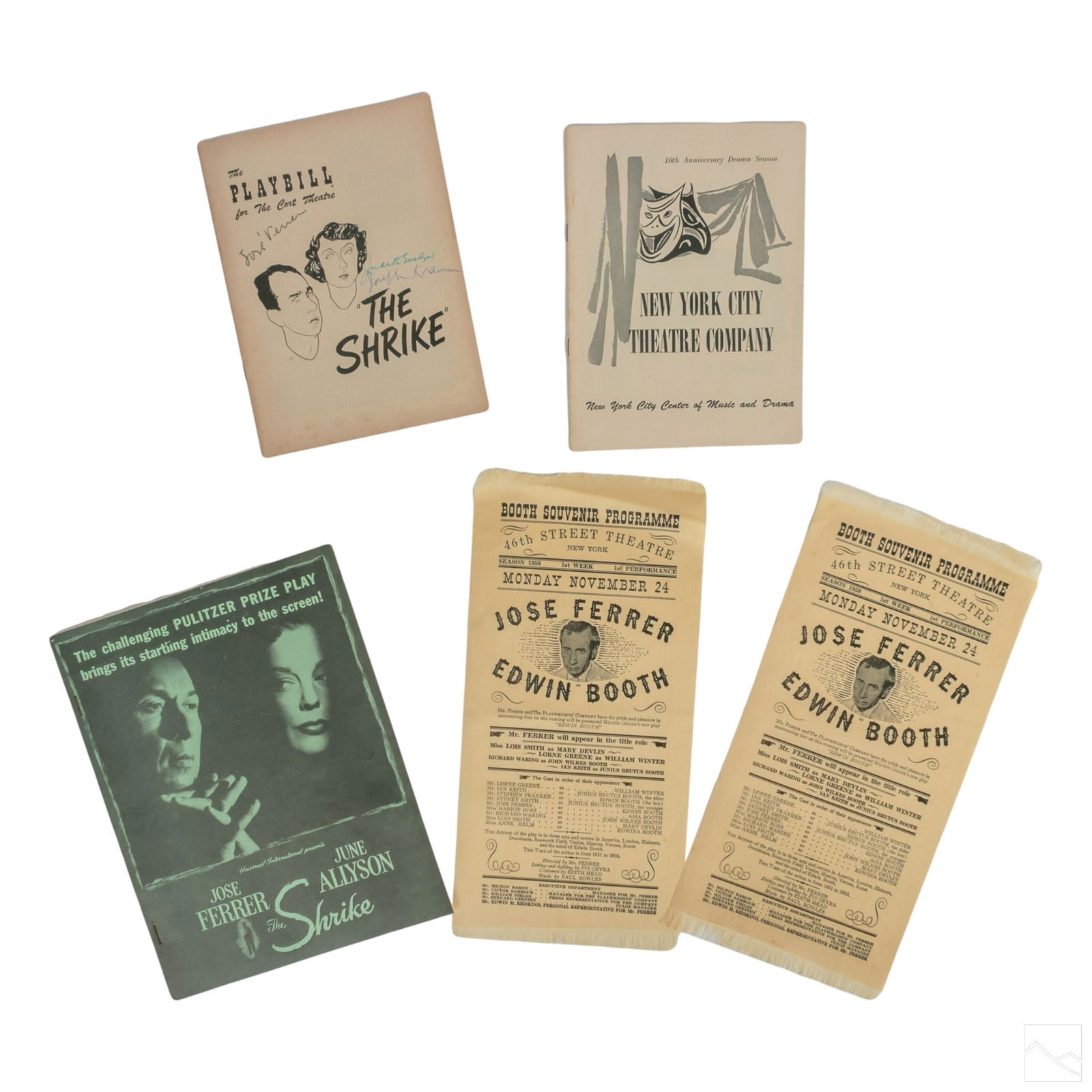 Jose Ferrer Programs, Booklets and Signed Playbill (1 of 5)