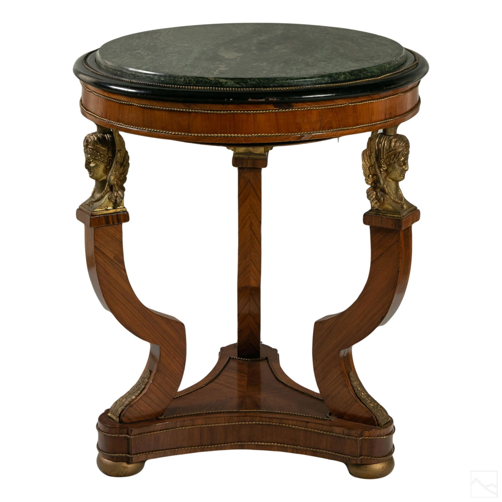 French Empire Revival Style Bronze & Marble Table (1 of 5)