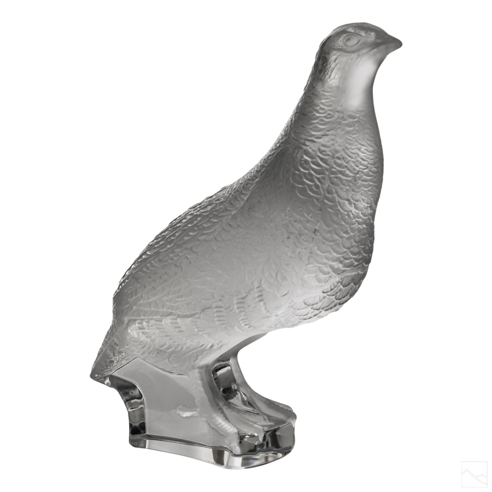 Lalique French Glass Quail Bird Figurine Sculpture (1 of 4)