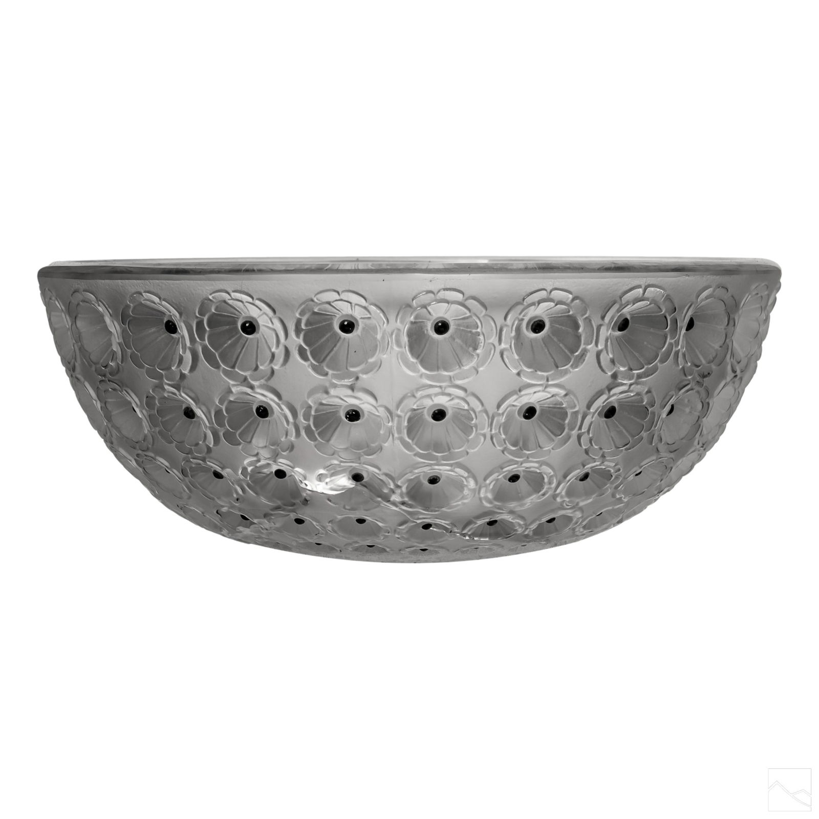 Lalique French Art Glass Anemone Centerpiece Bowl (1 of 4)