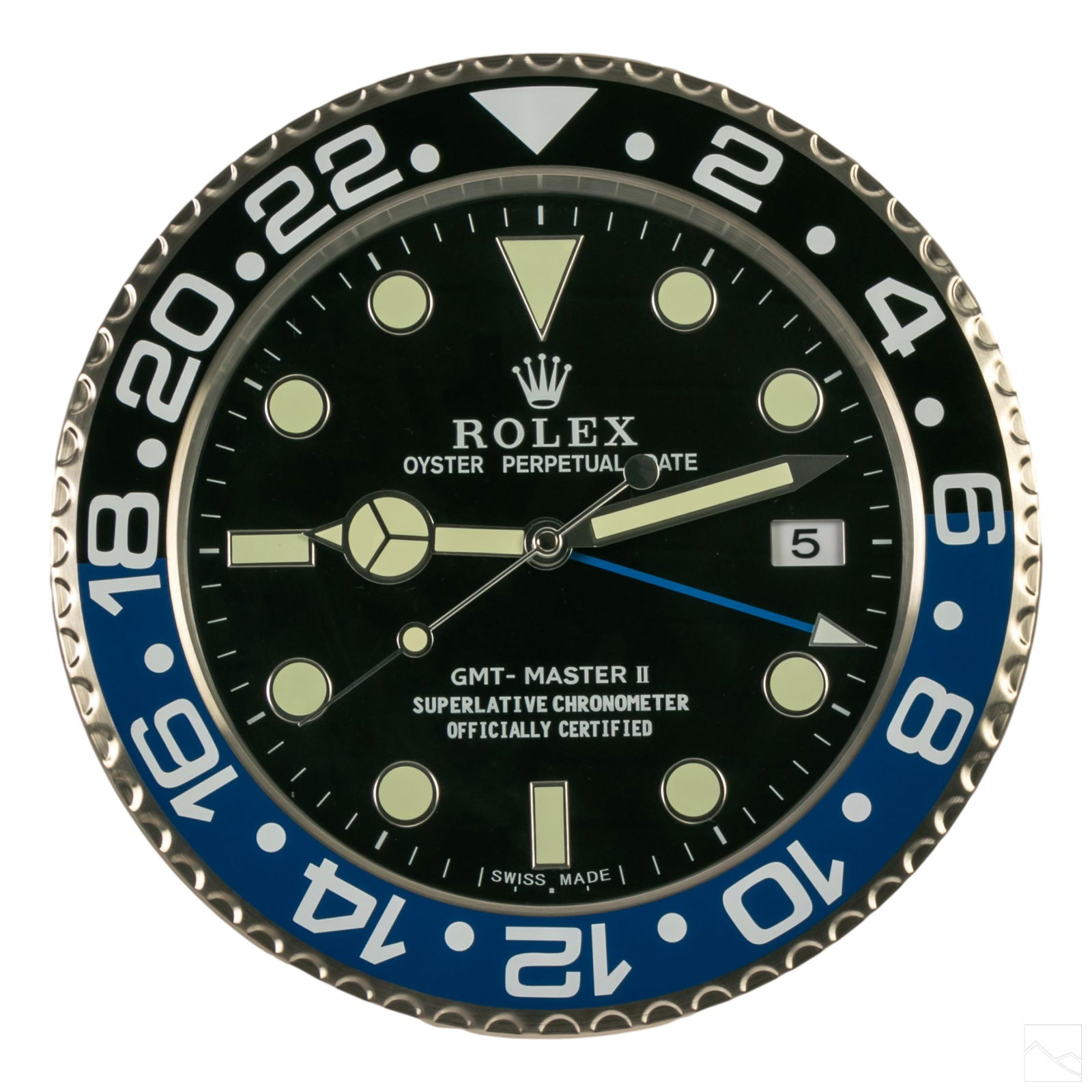 Rolex GMT Master II Batman Dealers Wall Clock (1 of 4)