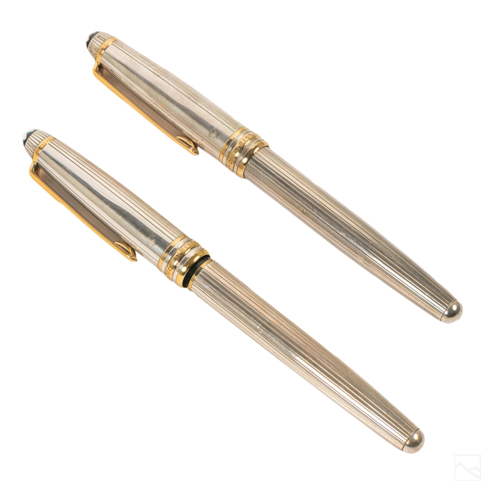 Montblanc 925 Silver Fountain Ballpoint Pen Lot