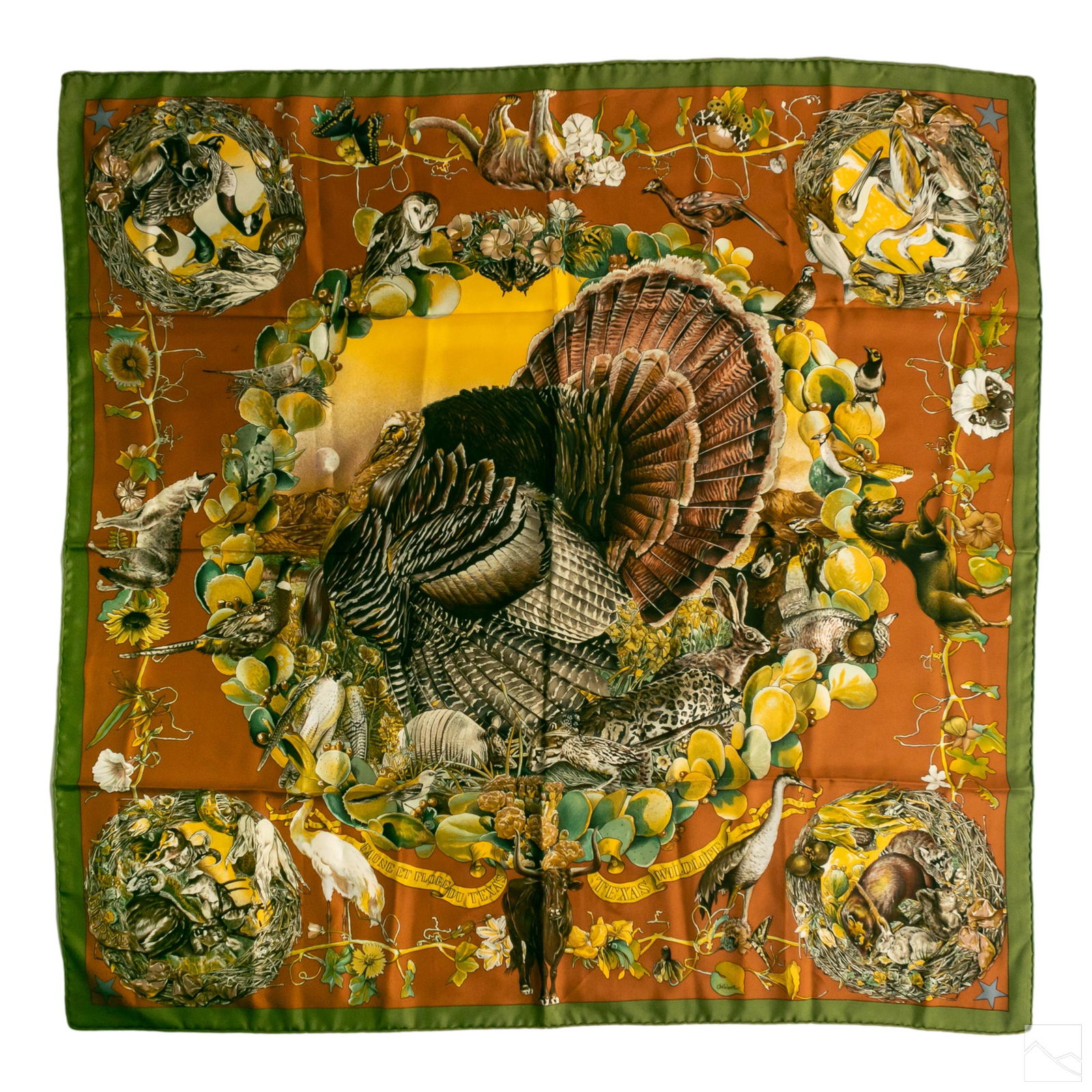 Hermes Paris Designer Mythology Silk Scarf (1 of 4)