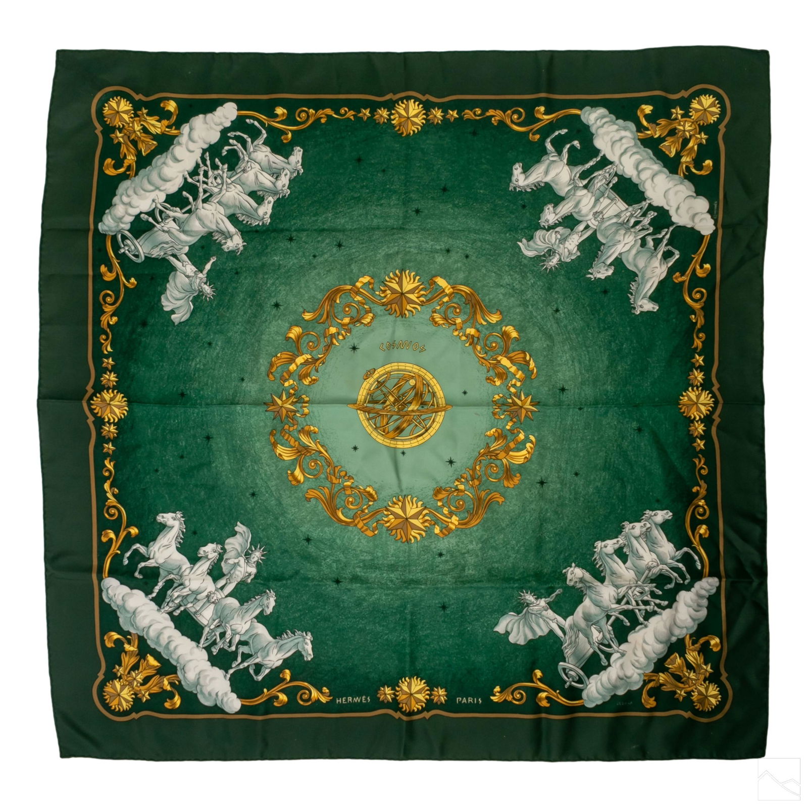 Hermes Paris Philippe Ledoux Cosmos 35" Silk Scarf (1 of 3)