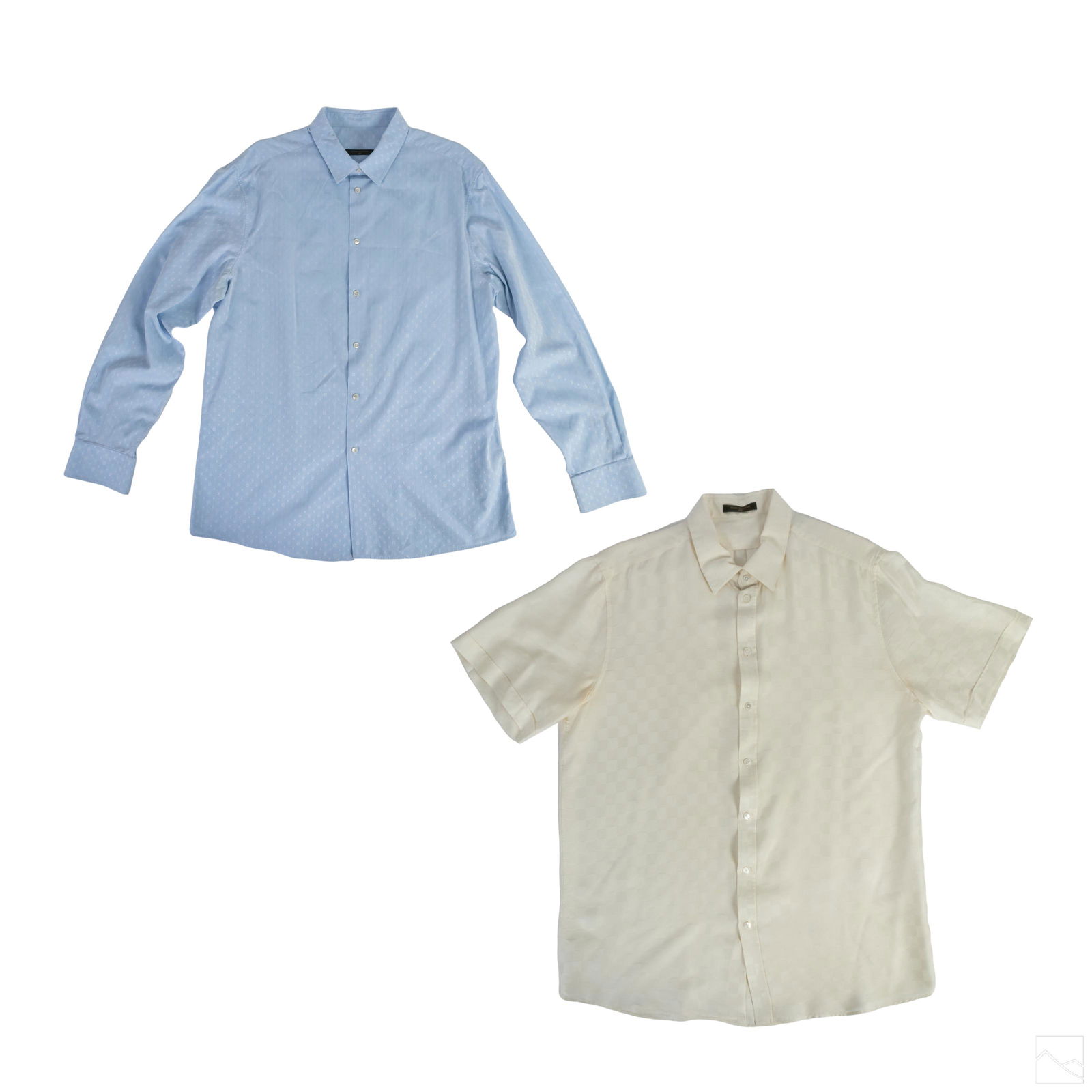 Louis Vuitton LV Designer Mens XL Dress Shirts LOT (1 of 9)